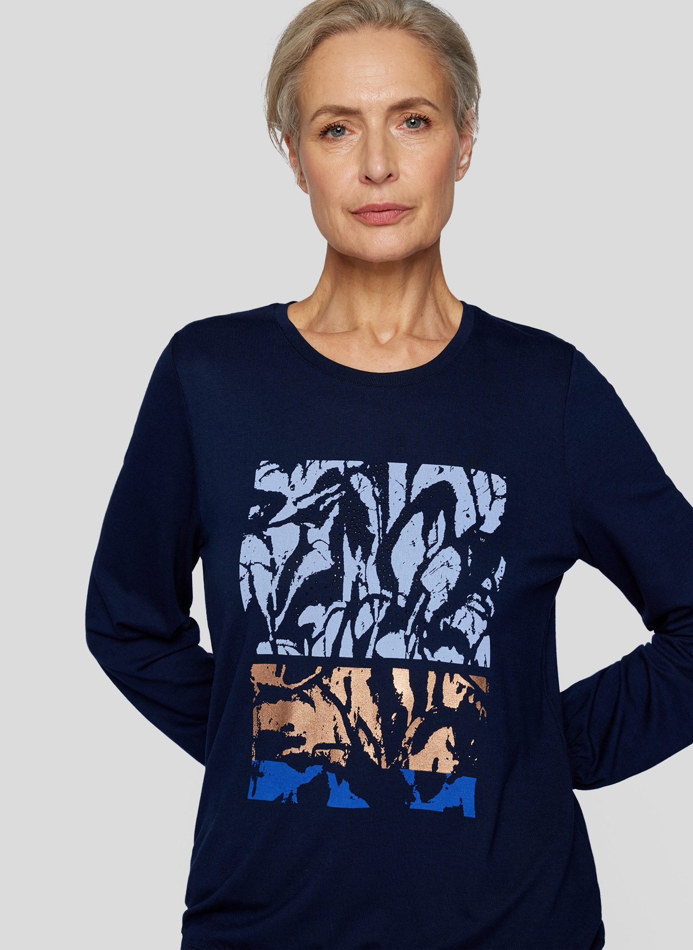 Rabe Shirt met lange mouwen met frontprint