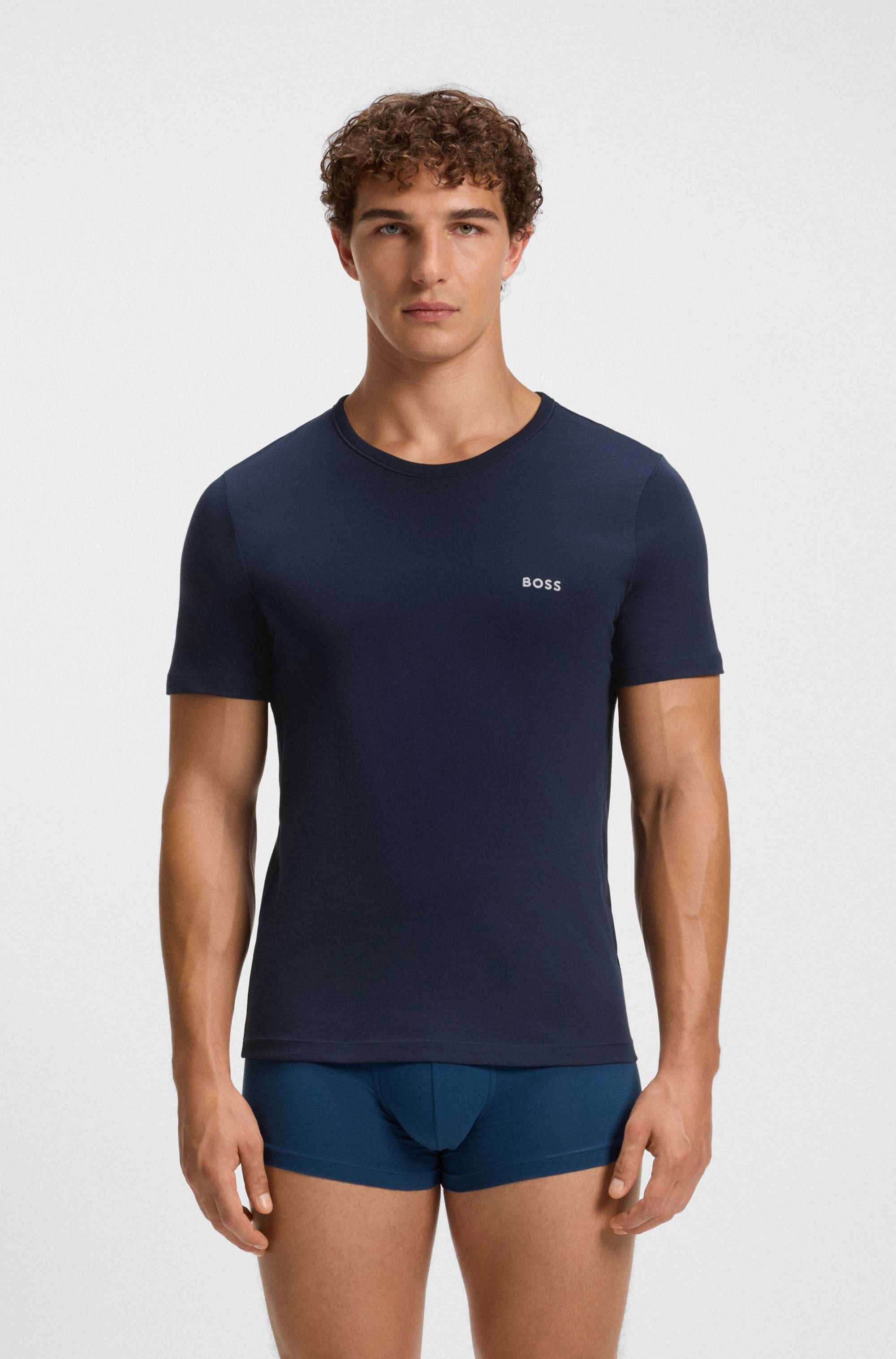 BOSS T-shirt TShirtRN 3P Classic (3-delig)