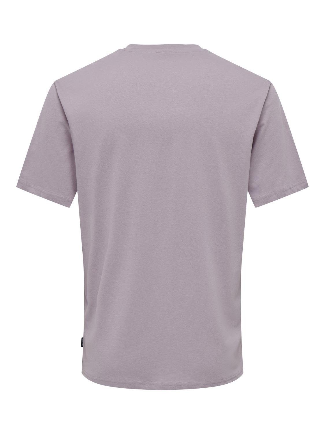 ONLY & SONS Shirt met ronde hals ONSLAMER LIFE REG LOGO SS TEE