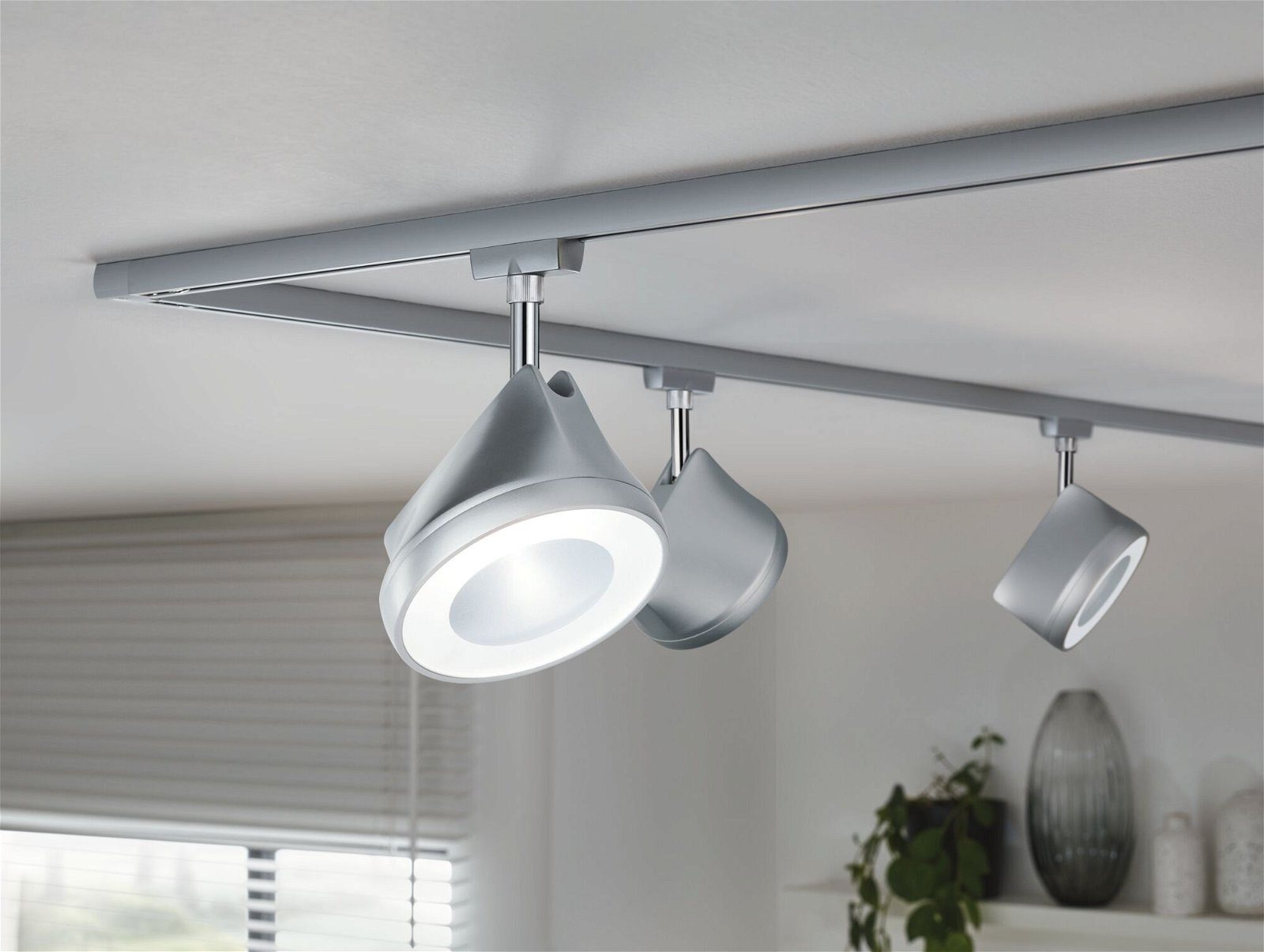Paulmann Railsysteem-lampen URail rail spot Arena 950lm 15,3W 4000K 230V Chroom mat, Chroom (1-delig)