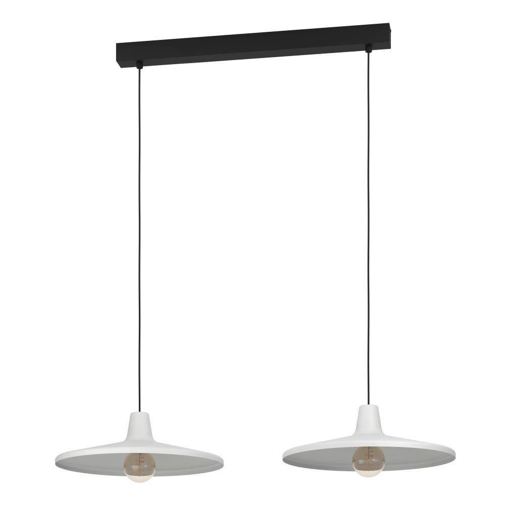 EGLO Hanglamp MINIERE Hanglamp, metaal in grijs, hanglamp met E27 fitting, 100 cm (1 stuk)