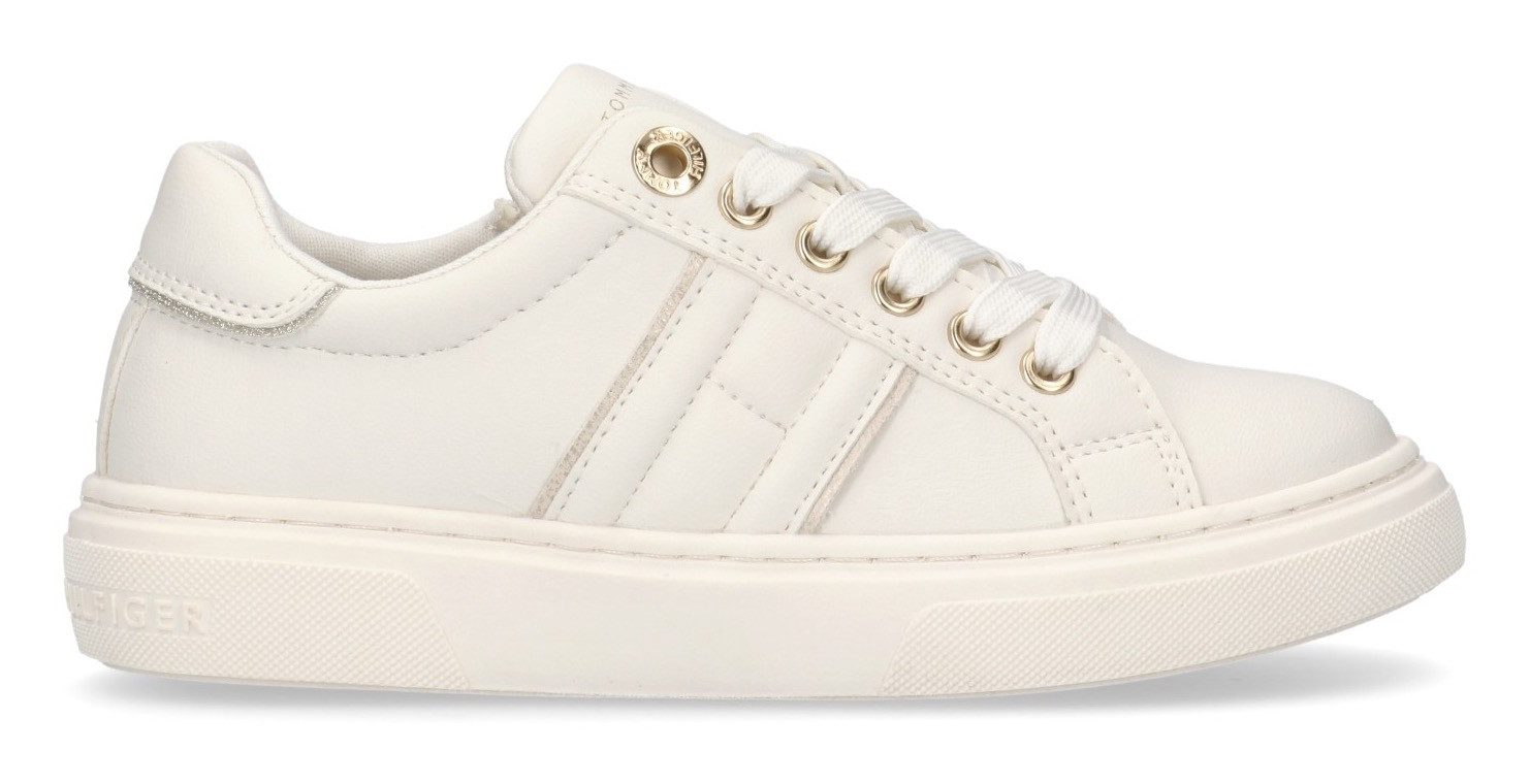 Tommy Hilfiger Sneakers , plateausneaker, veterschoen met logo-decoratie