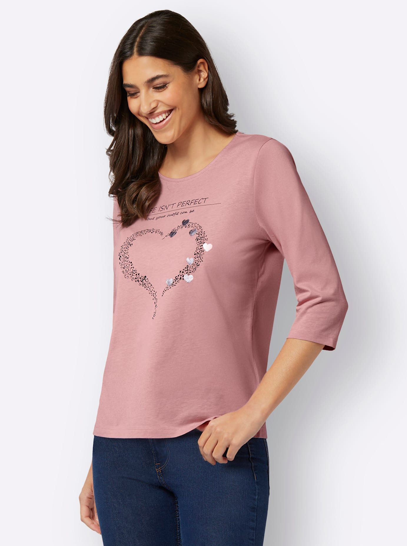 Classic Basics Shirt met 3/4 mouwen Shirt met 3/4-mouwen (1-delig)