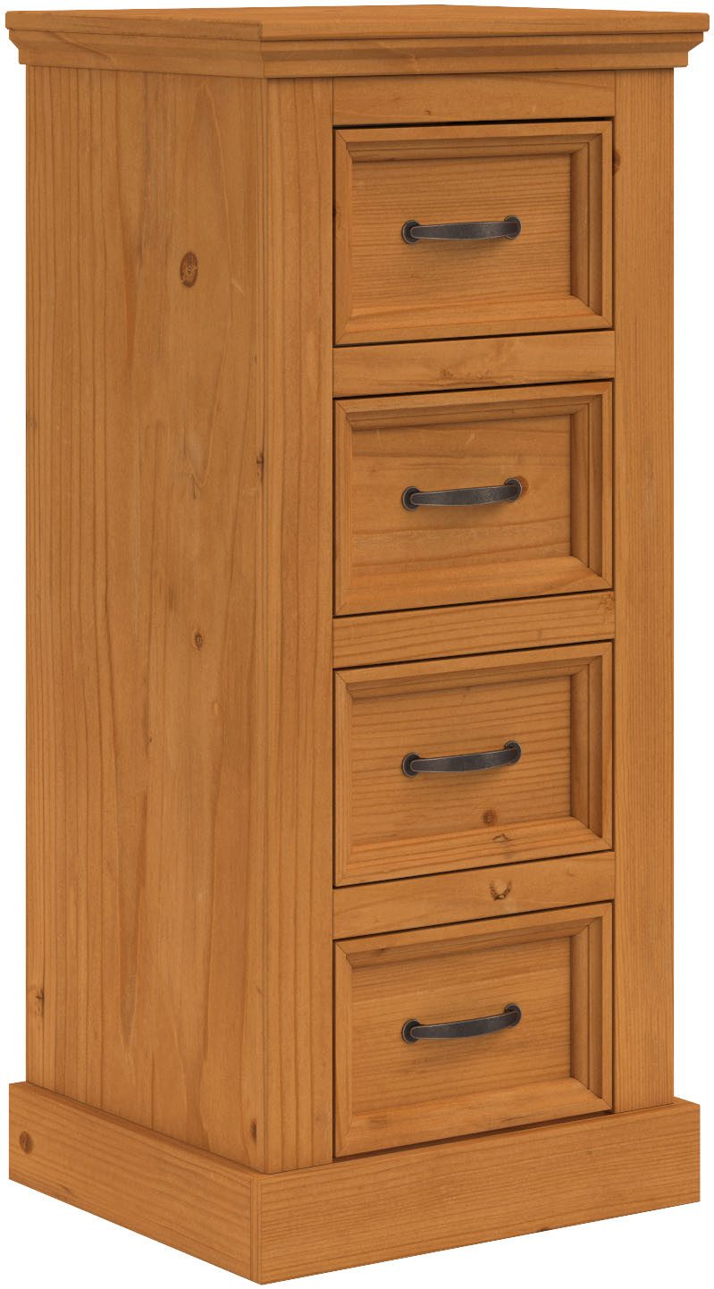 Home affaire Kast Selma met 4 lades, breedte 45 cm dressoirs beige