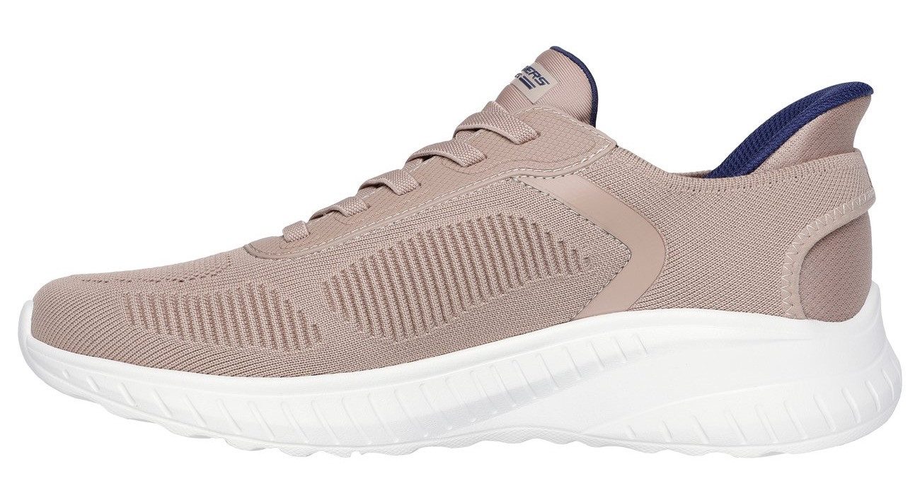 Skechers Slip-on sneakers BOBS SQUAD CHAOS-SOLID STEP , instapschoen, slippers, sneaker om in te stappen