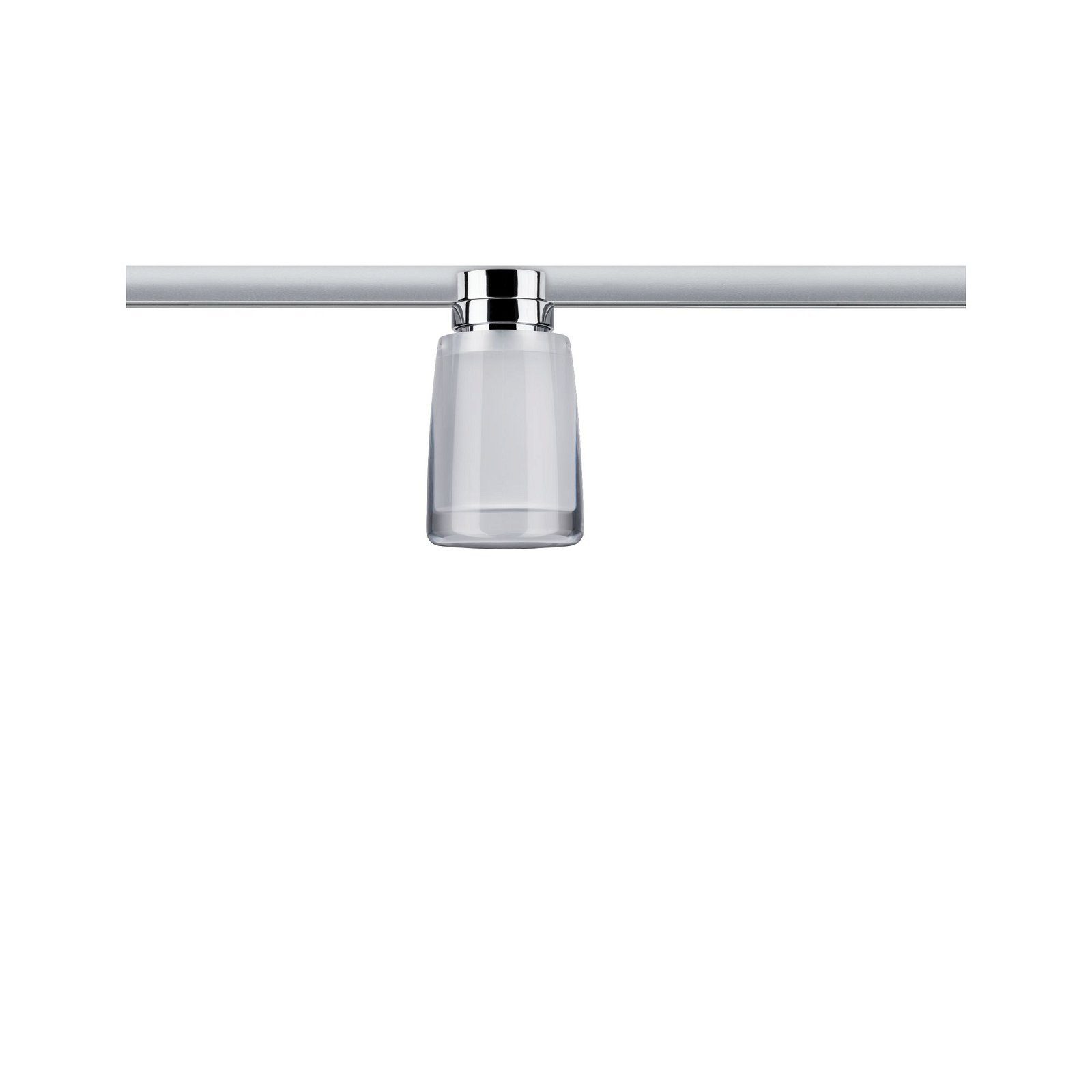 Paulmann Railsysteem-lampen URail rail spot Safira 350lm 4,9W 2700K 230V Chroom, Helder, Satin (1-delig)