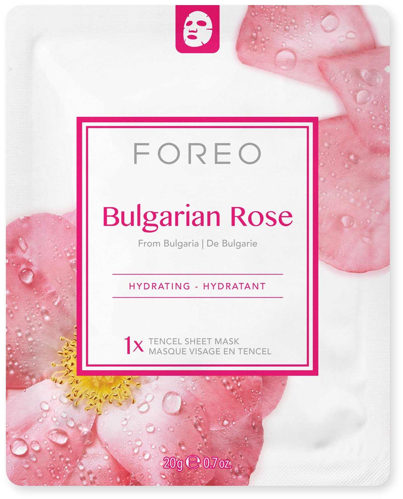 FOREO Gezichtsmasker Farm To Face Collection Sheet Masks Bulgarian Rose (3-delig)