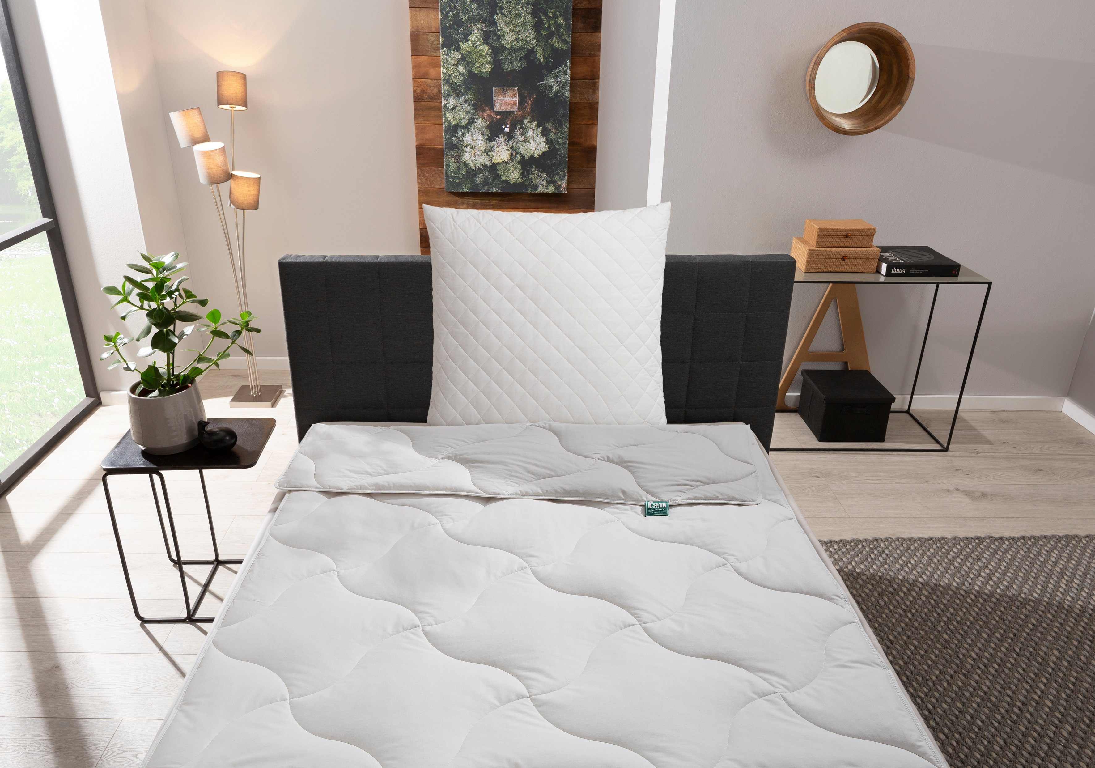 f.a.n. Frankenstolz Dekbed met natuurlijk haar Baby Alpaka Dekbed verkrijgbaar in 135 x 200 cm en andere maten Licht dekbedden wit