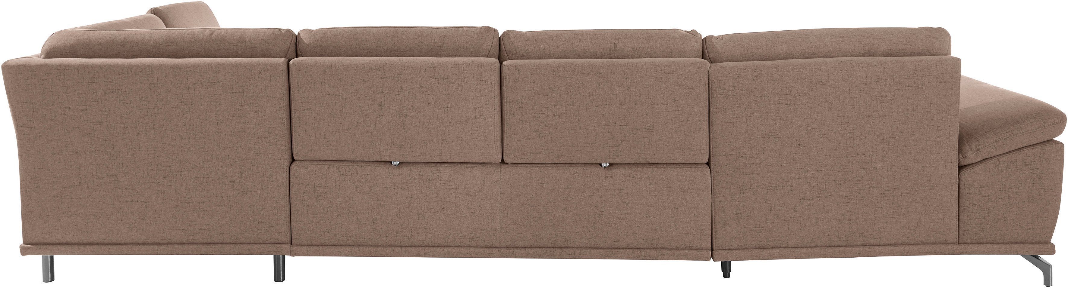 Places of Style Zithoek Costello U-vorm, met zitdiepteverstelling, armleuningverstelling en