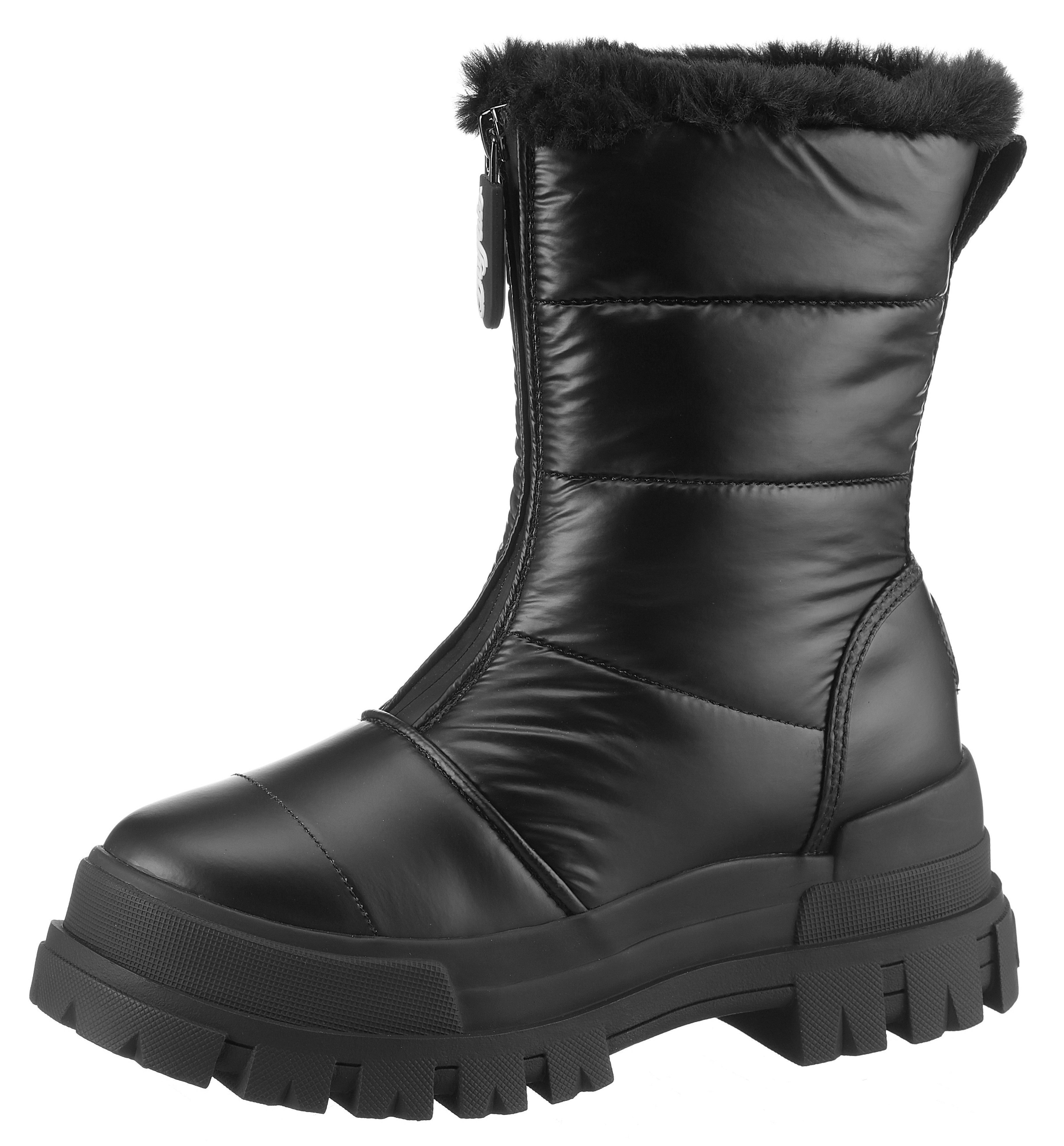 Buffalo Winterlaarzen ASPHA QUILT ZIP VEGAN , instappers, winterenkellaars, snowboot met warme...