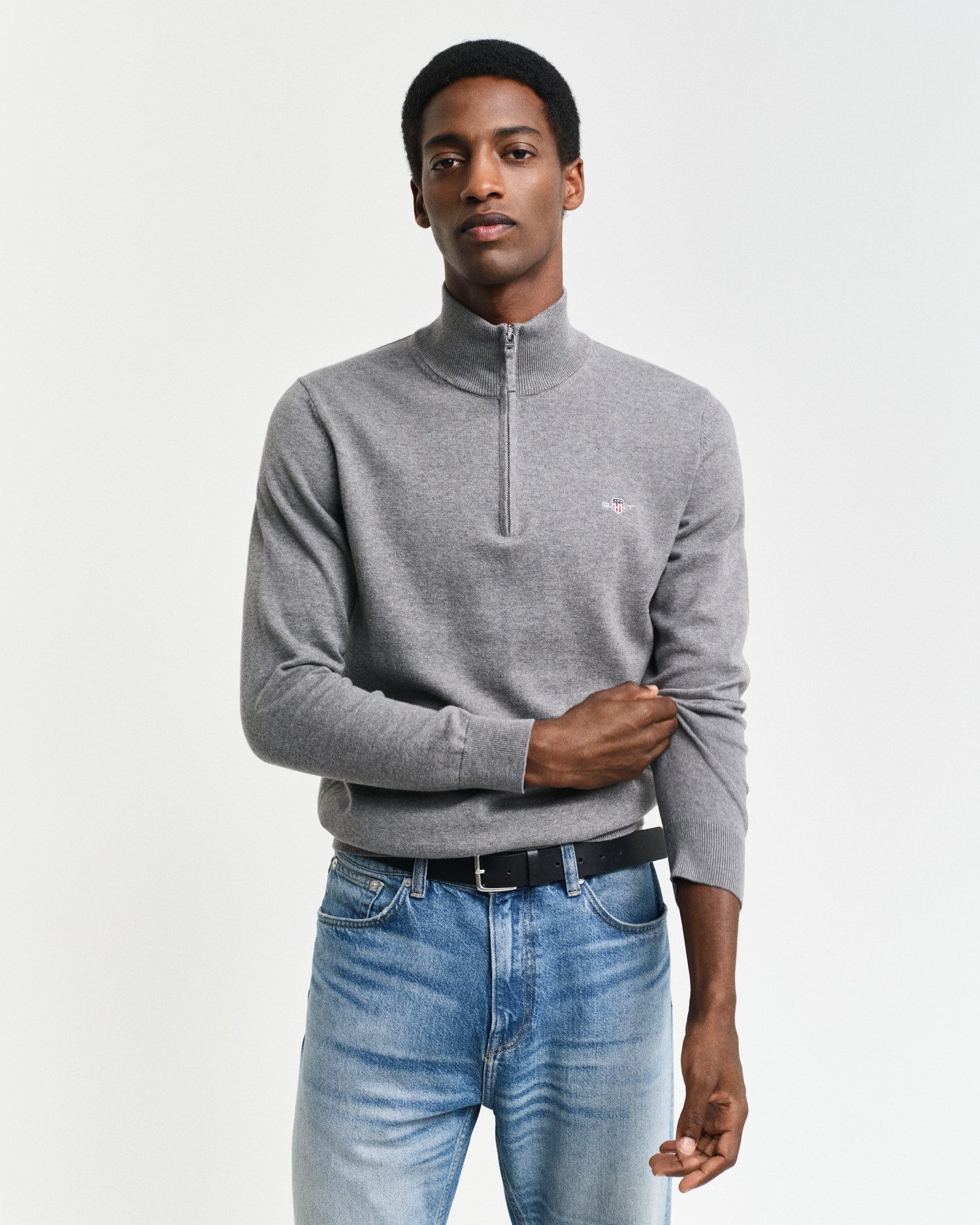 Gant Schipperstrui CLASSIC COTTON HALF ZIP