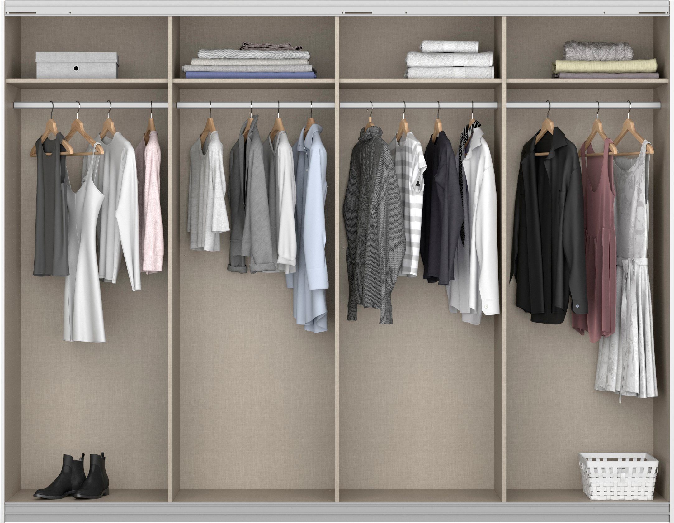 rauch Zweefdeurkast Kledingkast kast garderobe linnenkast kleedkamer SYNCRONO