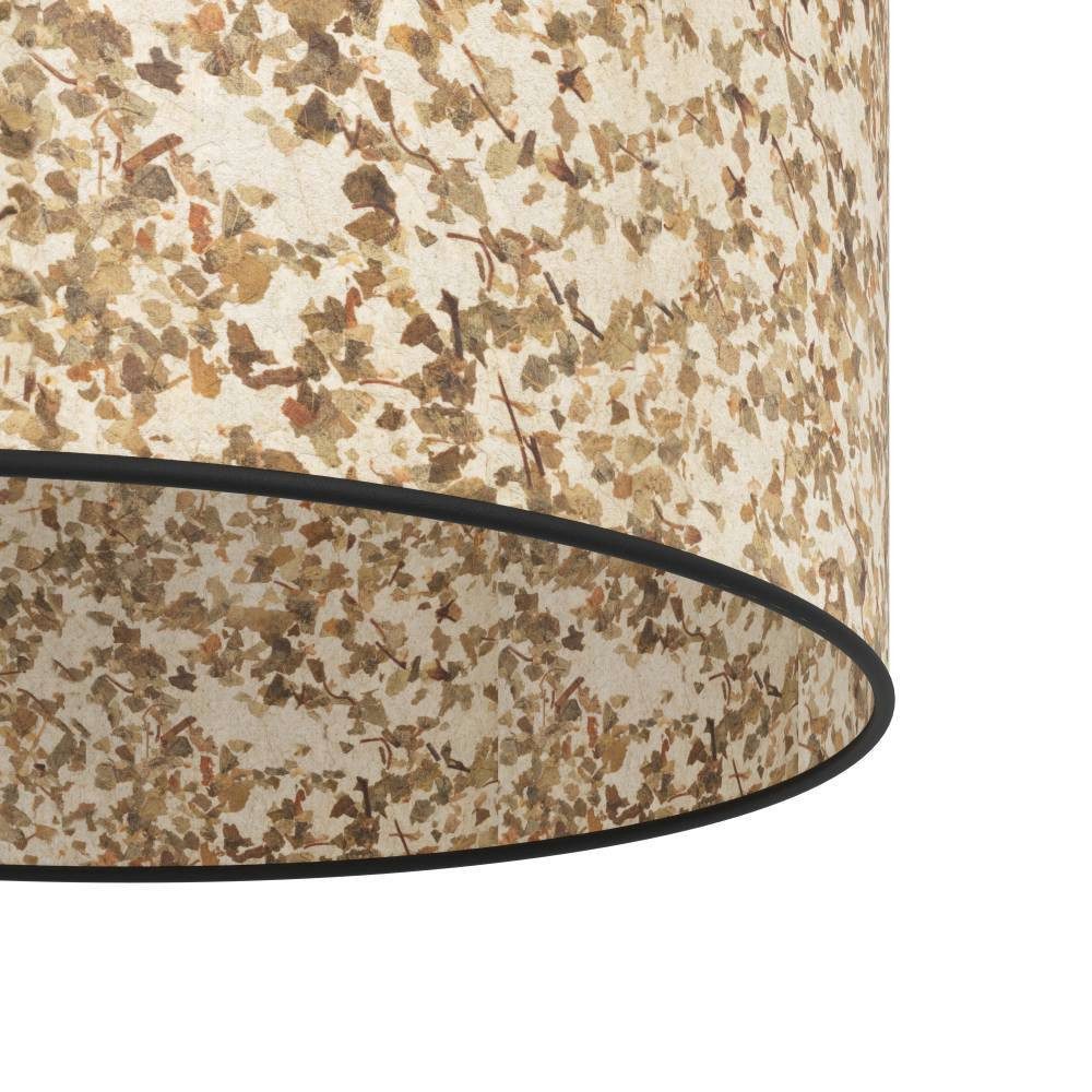 EGLO Hanglamp BUTTERBURN Hanglamp, eetkamerlamp, textiel met berkenbladeren, Ø 36 cm (1 stuk)