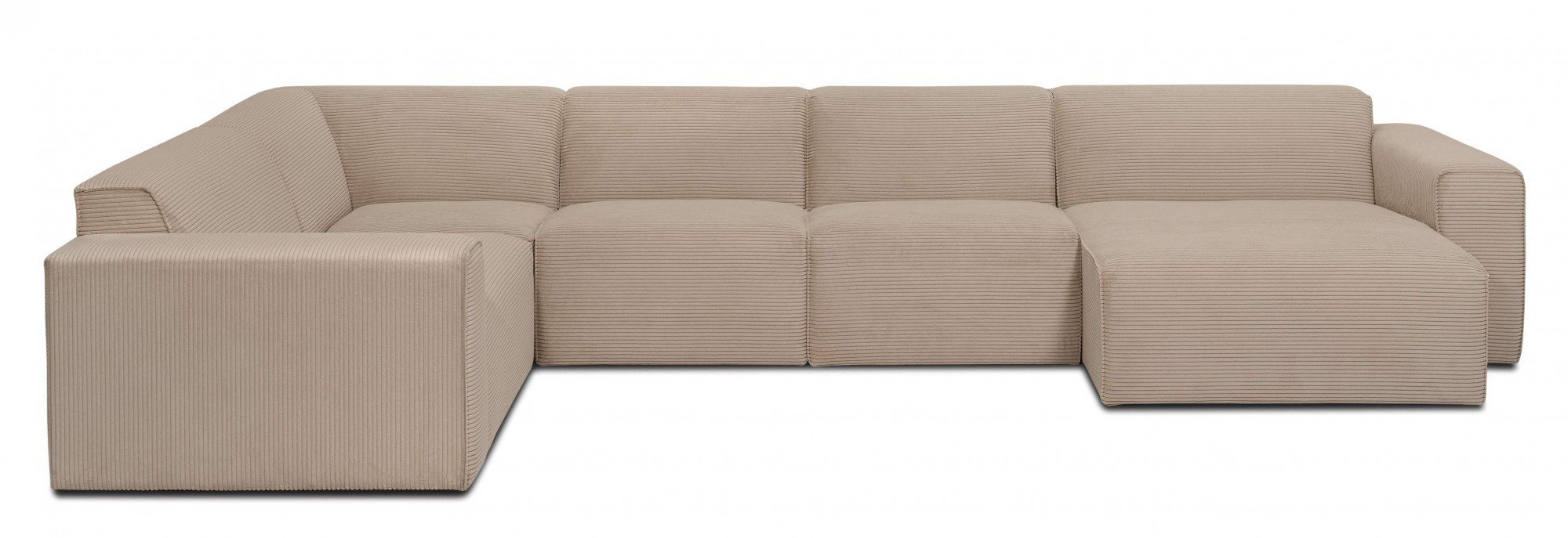 INOSIGN Zithoek Clayton in een trendy ribfluwelen bekleding, diverse combinaties mogelijk