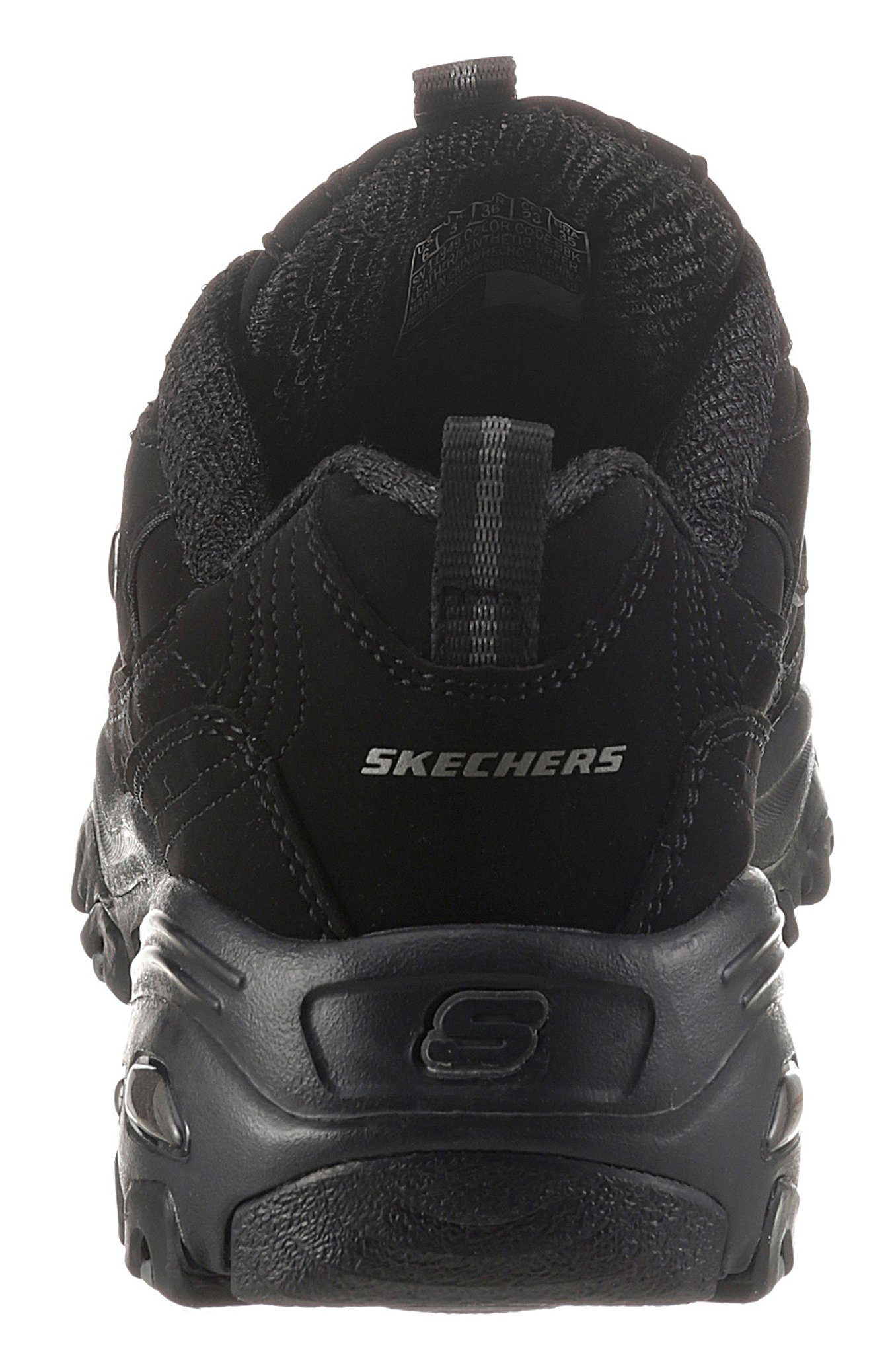 Skechers Sneakers D'LITES PLAY ON Vrijetijdsschoen, lage schoen, veterschoen met Air Cooled Memory Foam