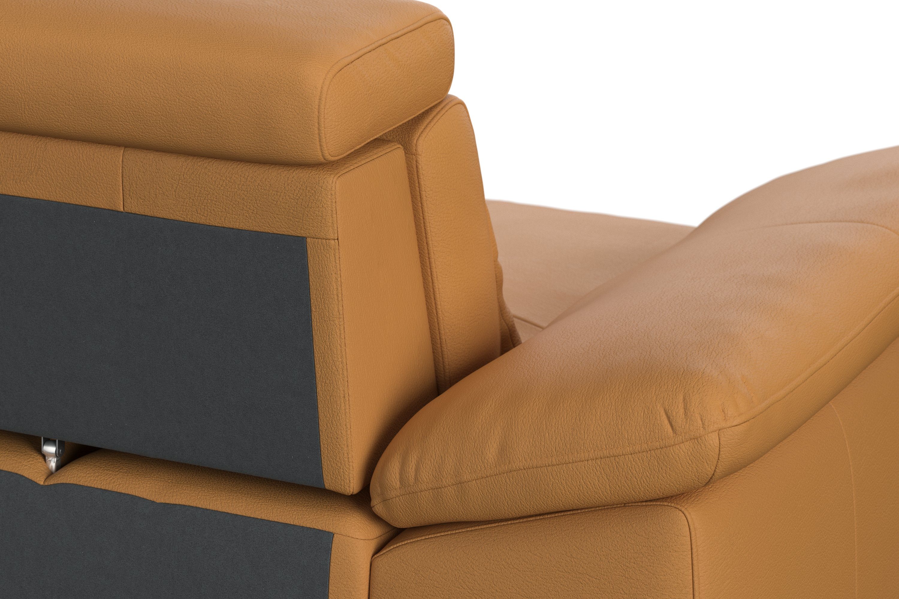 sit&more Hoekbank Cabrio L-vorm, met zitdiepteverstelling, arm- en hoofdsteunverstelling