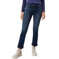 s.oliver slim fit jeans in modieuze wassing blauw