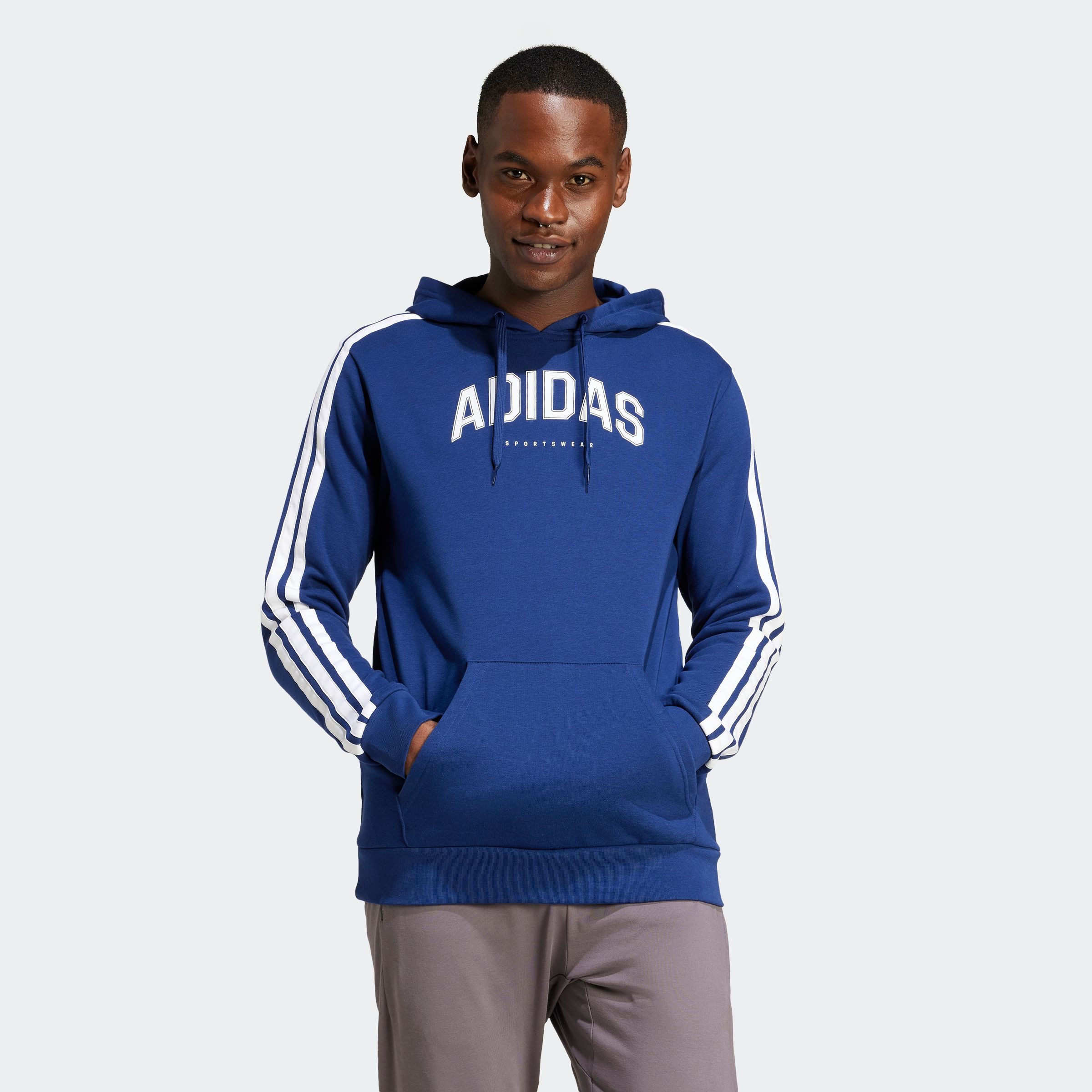 adidas Sportswear Hoodie M C COLLEG HOOD heren hoodies maat XXXL blauw
