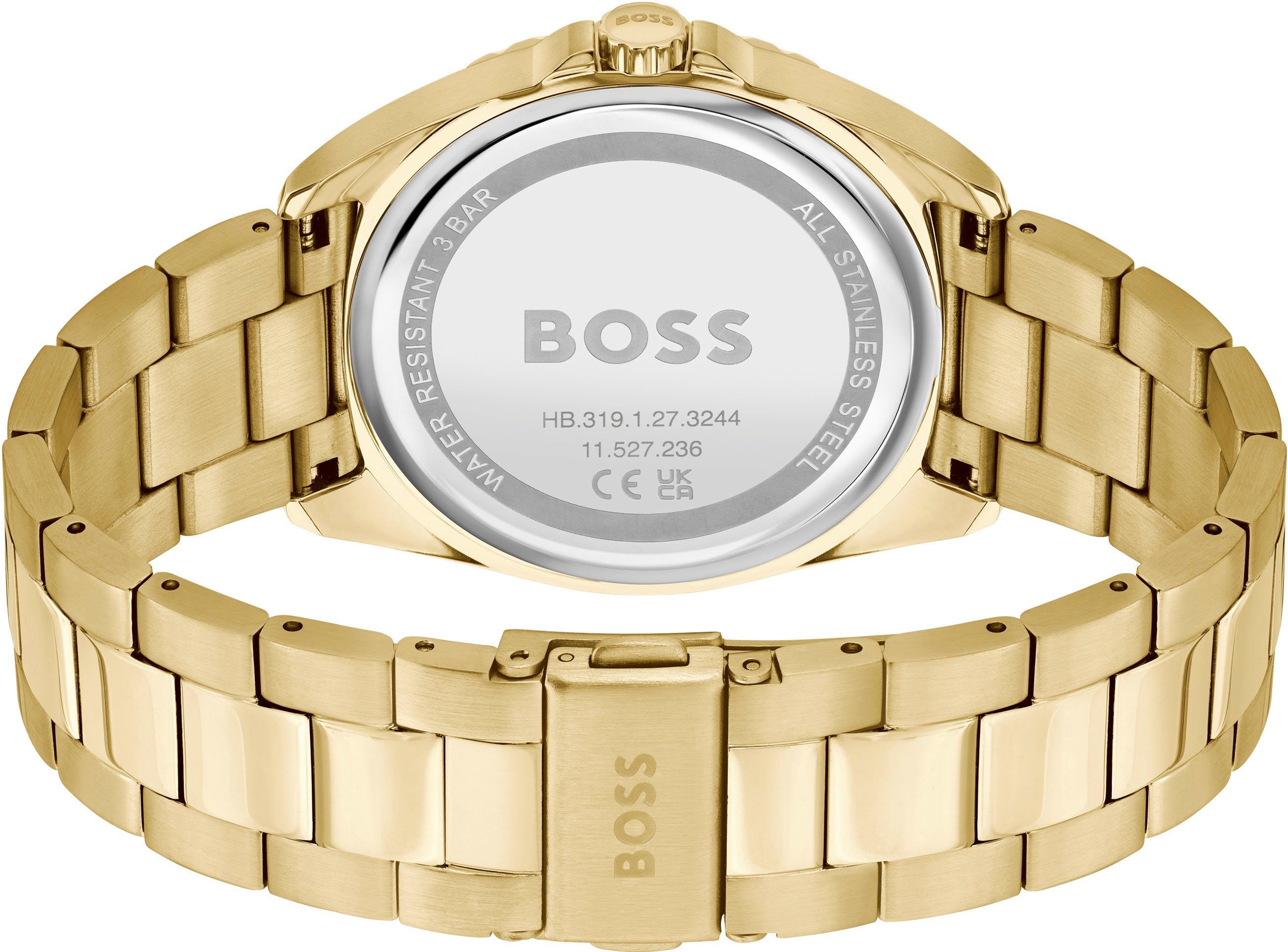 Boss Multifunctioneel horloge ATEA Quartz horloge, dameshorloge, armbandhorloge, glaskristallen, datum