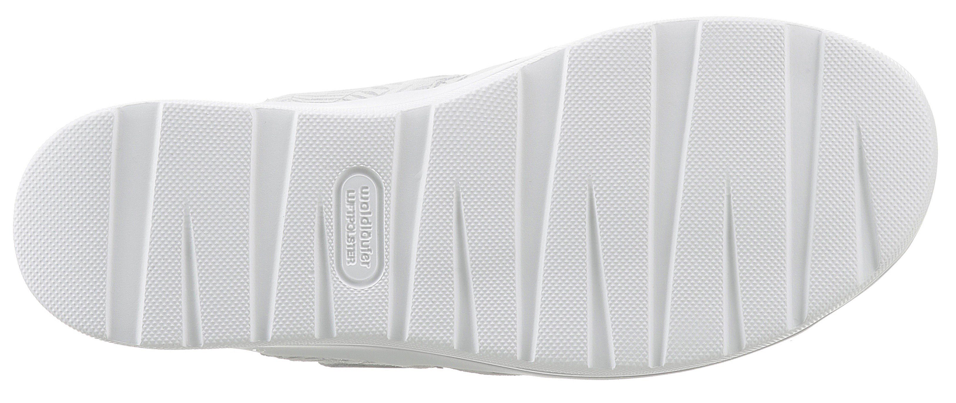 Waldläufer Slippers H-MICHELLE , sleehak, zomerschoen, pantoffels met subtiel patroon, h-breedte