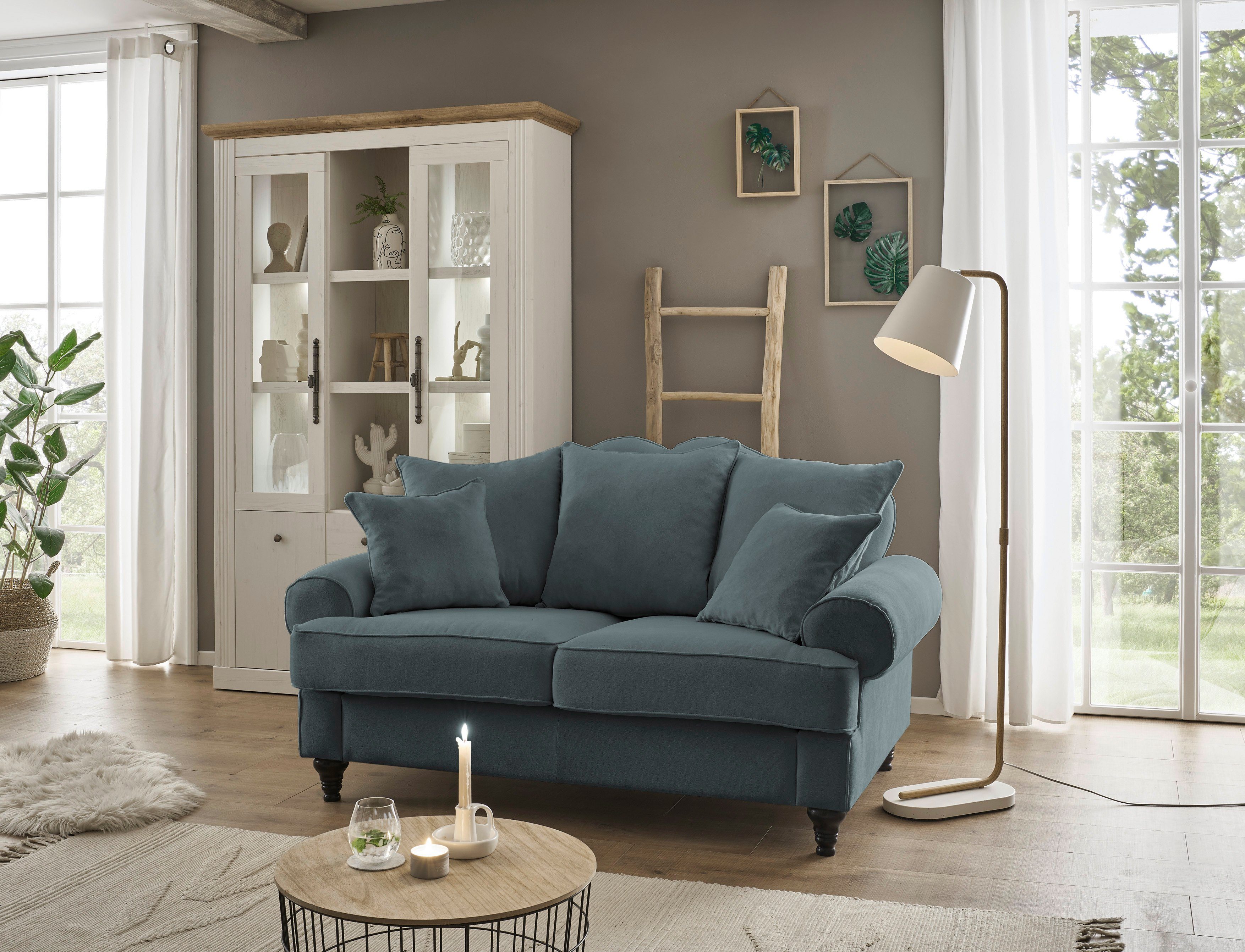Home affaire 2-zitsbank Westminster met binnenveringsinterieur