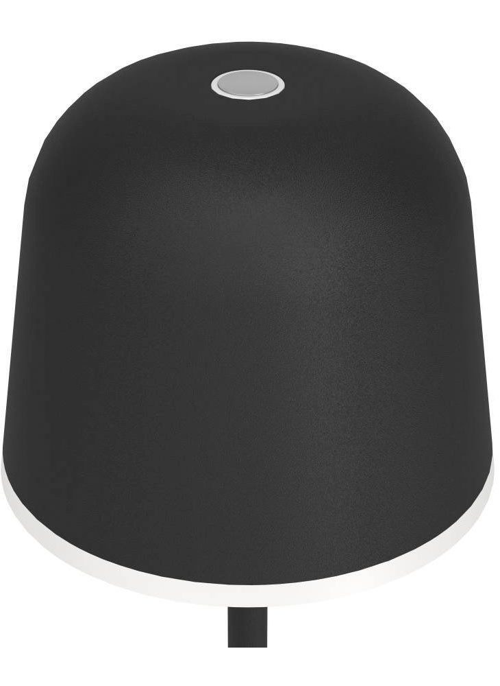 EGLO Tafellamp MANNERA Nachttafellamp touch dimbaar, tafellamp in zwart en wit, IP54 (1 stuk)