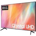 samsung led-tv 43" crystal uhd 4k au7199 (2021), 108 cm - 43 ", 4k ultra hd, smart-tv grijs