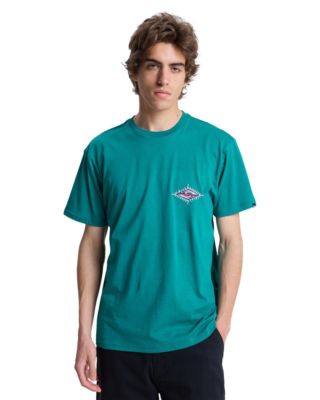 Quiksilver T-shirt EV Beach Blast heren t-shirts maat XL blauw