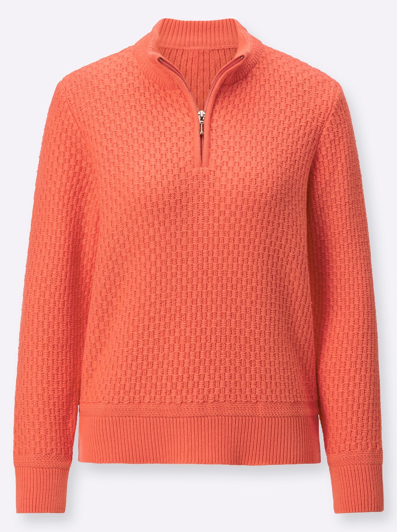 Classic Basics Trui met staande kraag Trui