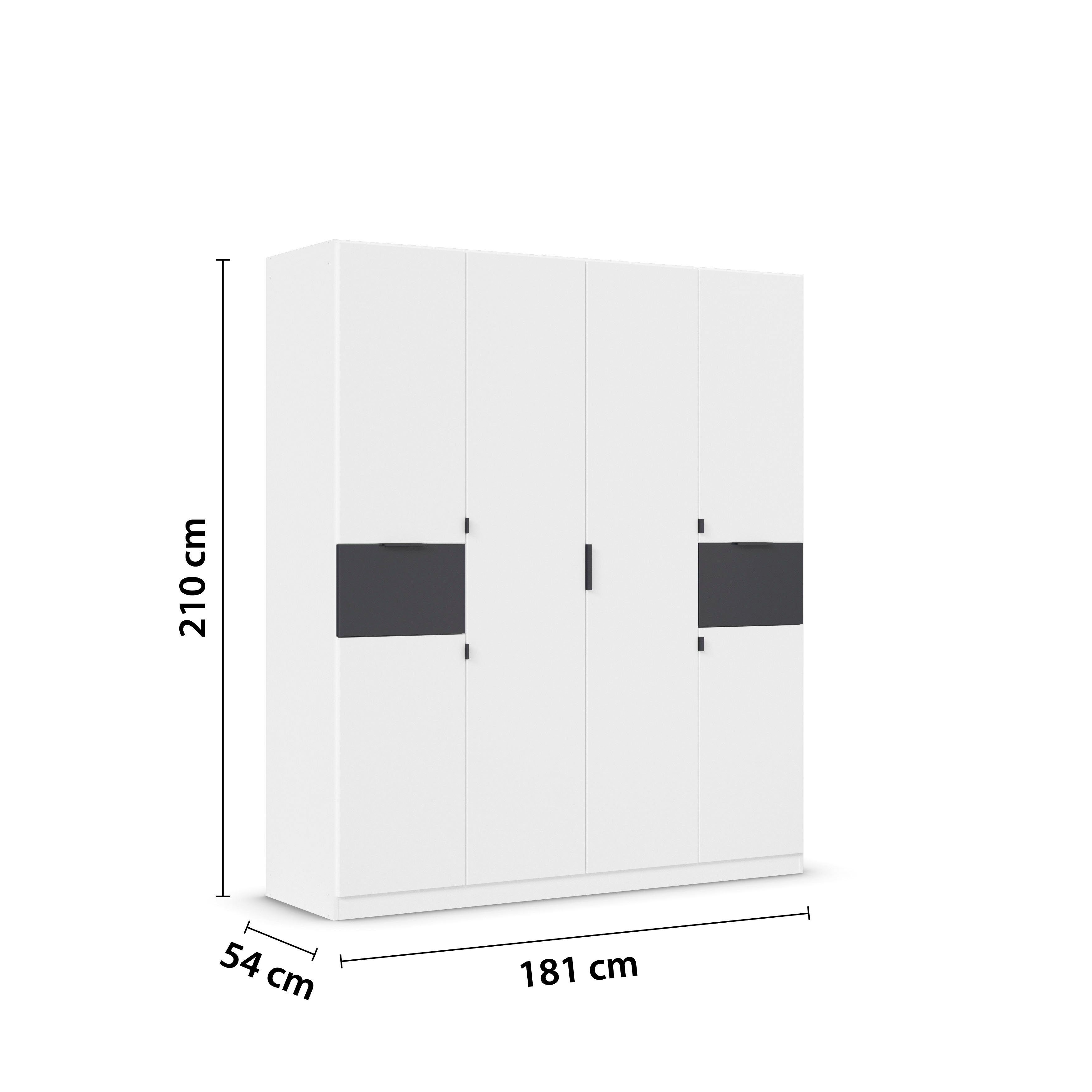 rauch Draaideurkast Kledingkast kast garderobe waskast TICAO met 2 ruime lades, veel opbergruimte made in germany