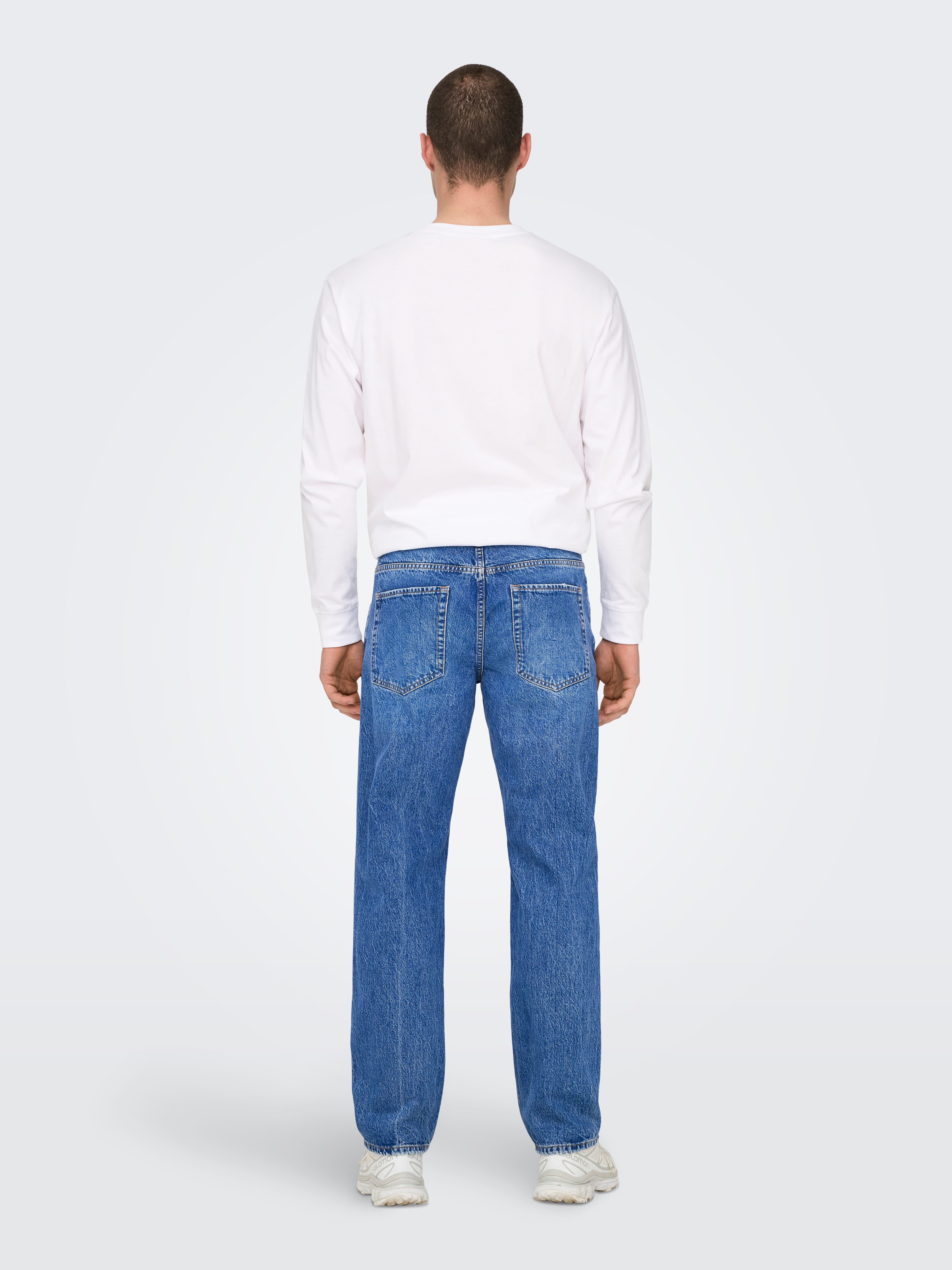ONLY & SONS Regular fit jeans ONSEDGE STRAIGHT BROMO 0017 DOT DNM NOOS