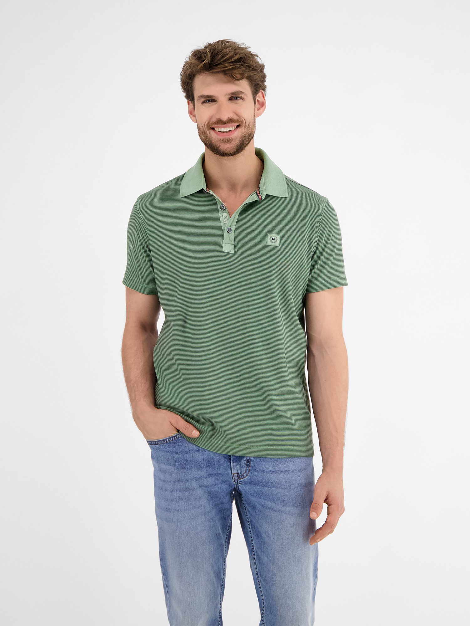 Lerros Poloshirt LERROS heren poloshirt, gestreept