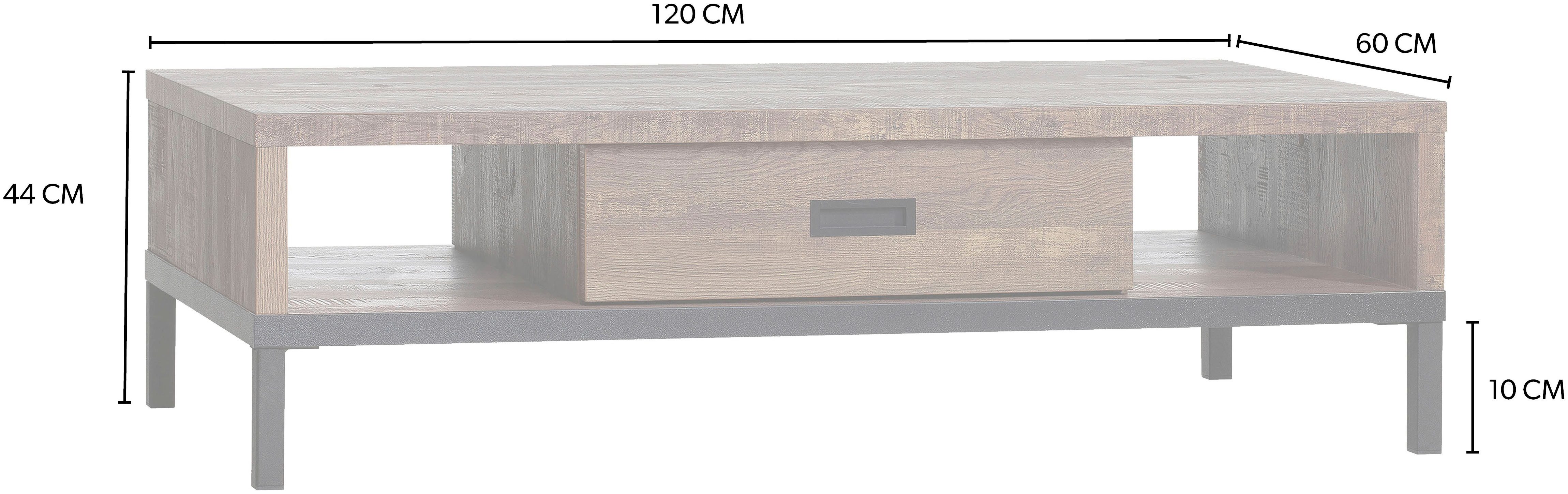 OMG Design Salontafel Stanley met lade en opbergruimtes (1 stuk)