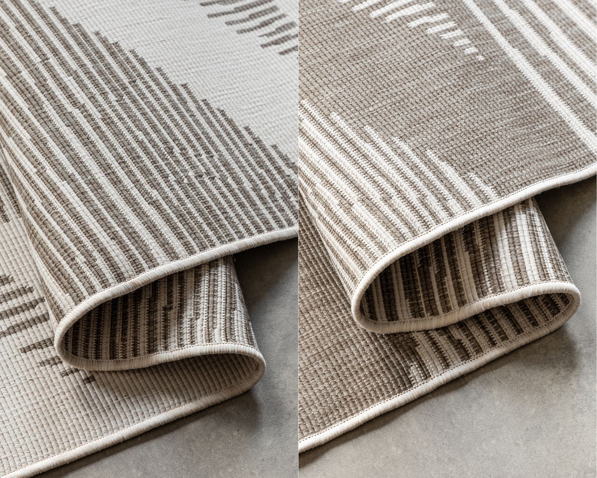 ELLE DECORATION Vloerkleed Rhombus, In- en Outdoor Vlakweefsel, binnen- en buitengebruik, modern, omkeerbaar tapijt, balkon, woonkamer