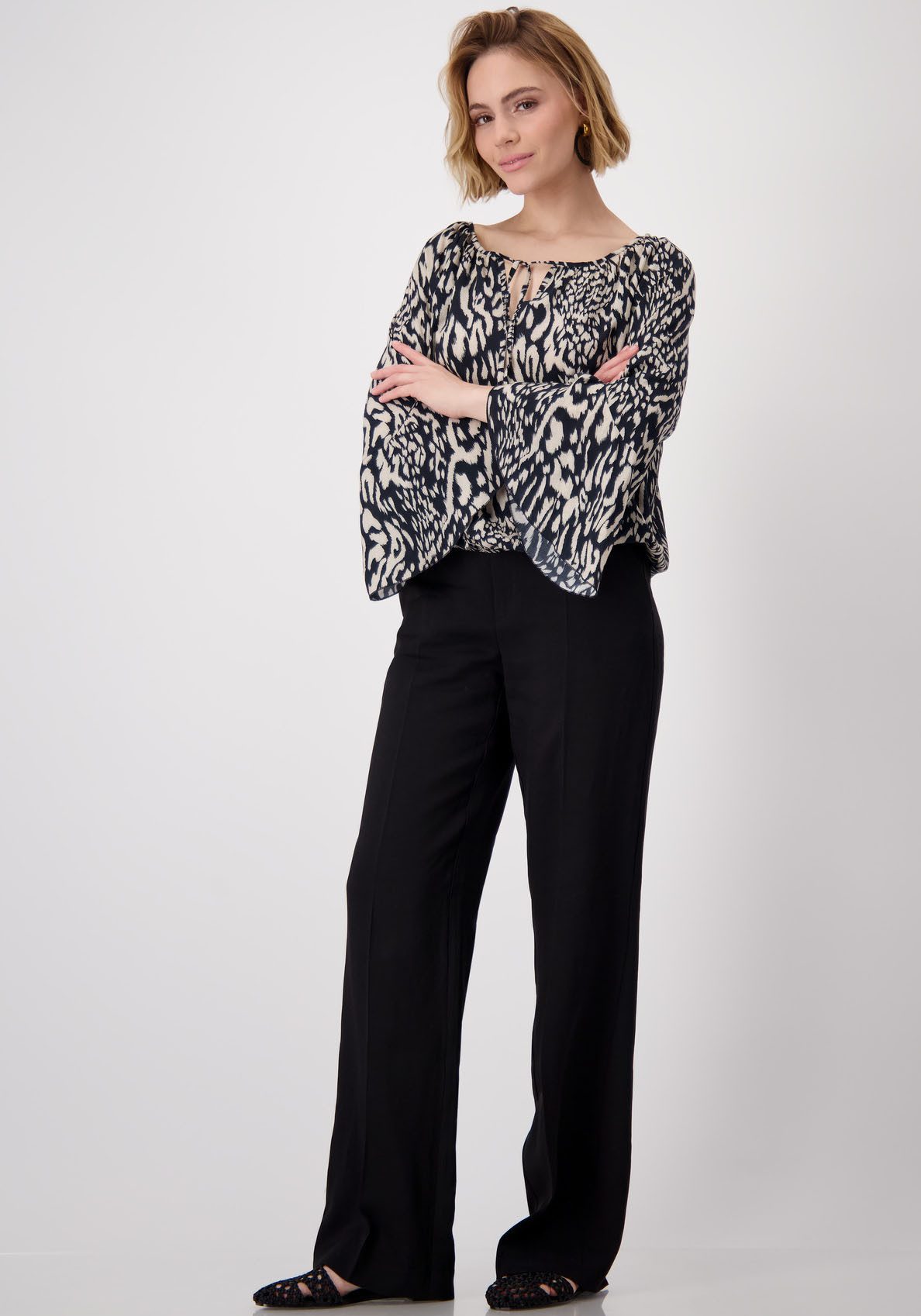 Monari Blouse zonder sluiting