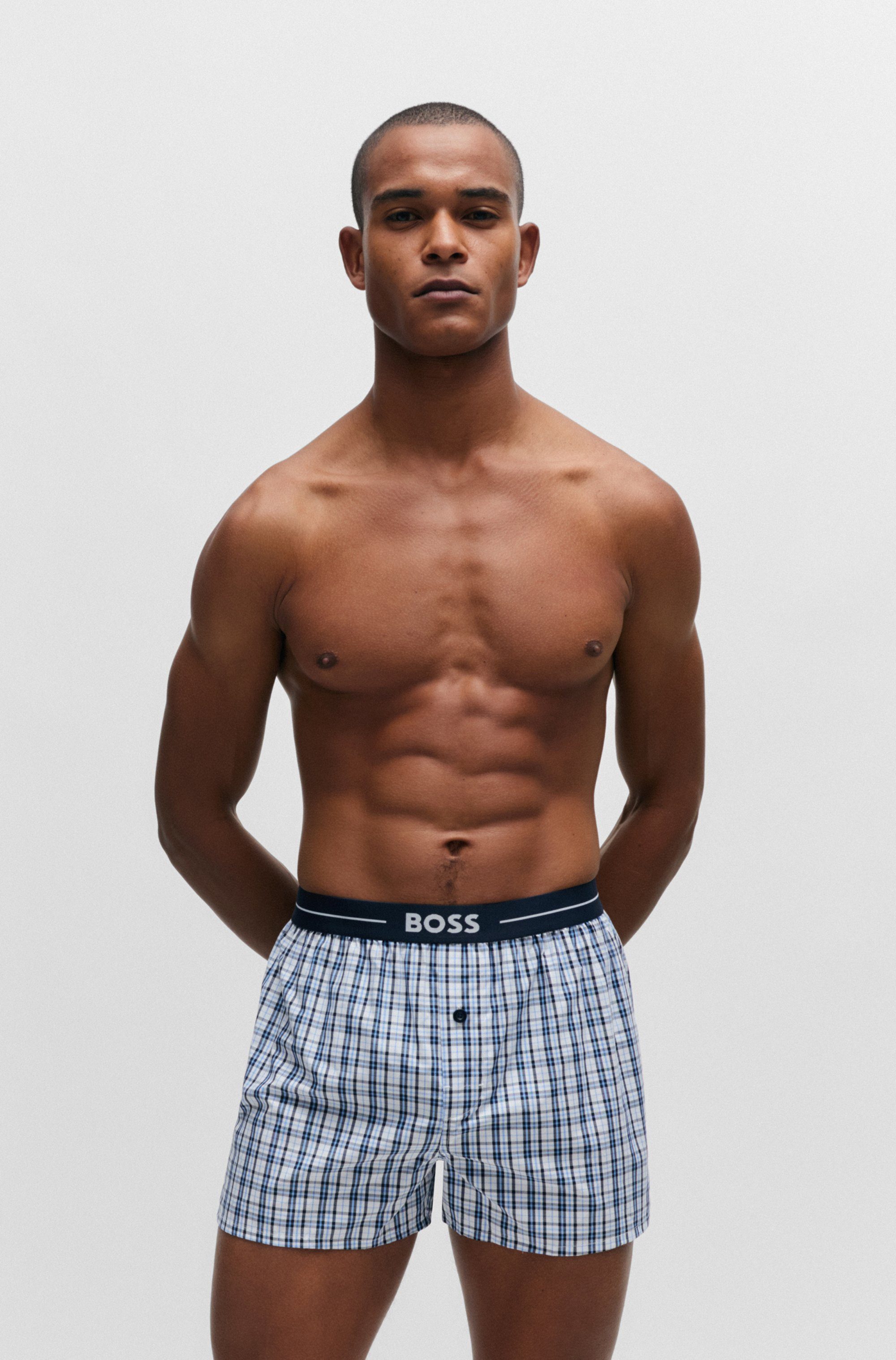 BOSS Geweven boxershort NOS Boxer EW 2P (Set van 2)