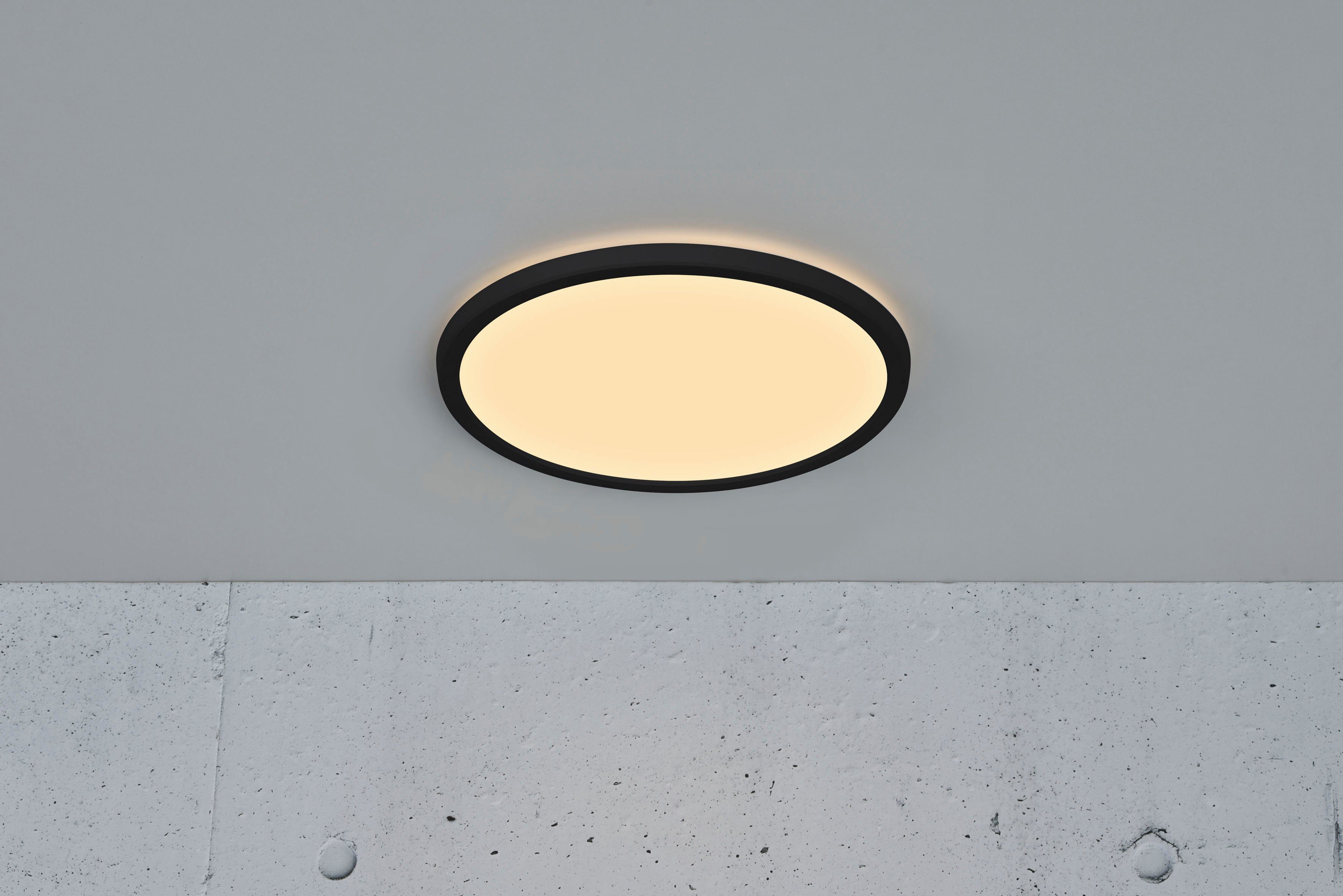 Nordlux Led-plafondlamp Oja Step-Dim Dimbaar via 3-niveaus Moodmaker™ via wandschakelaar, ultradun (1 stuk)