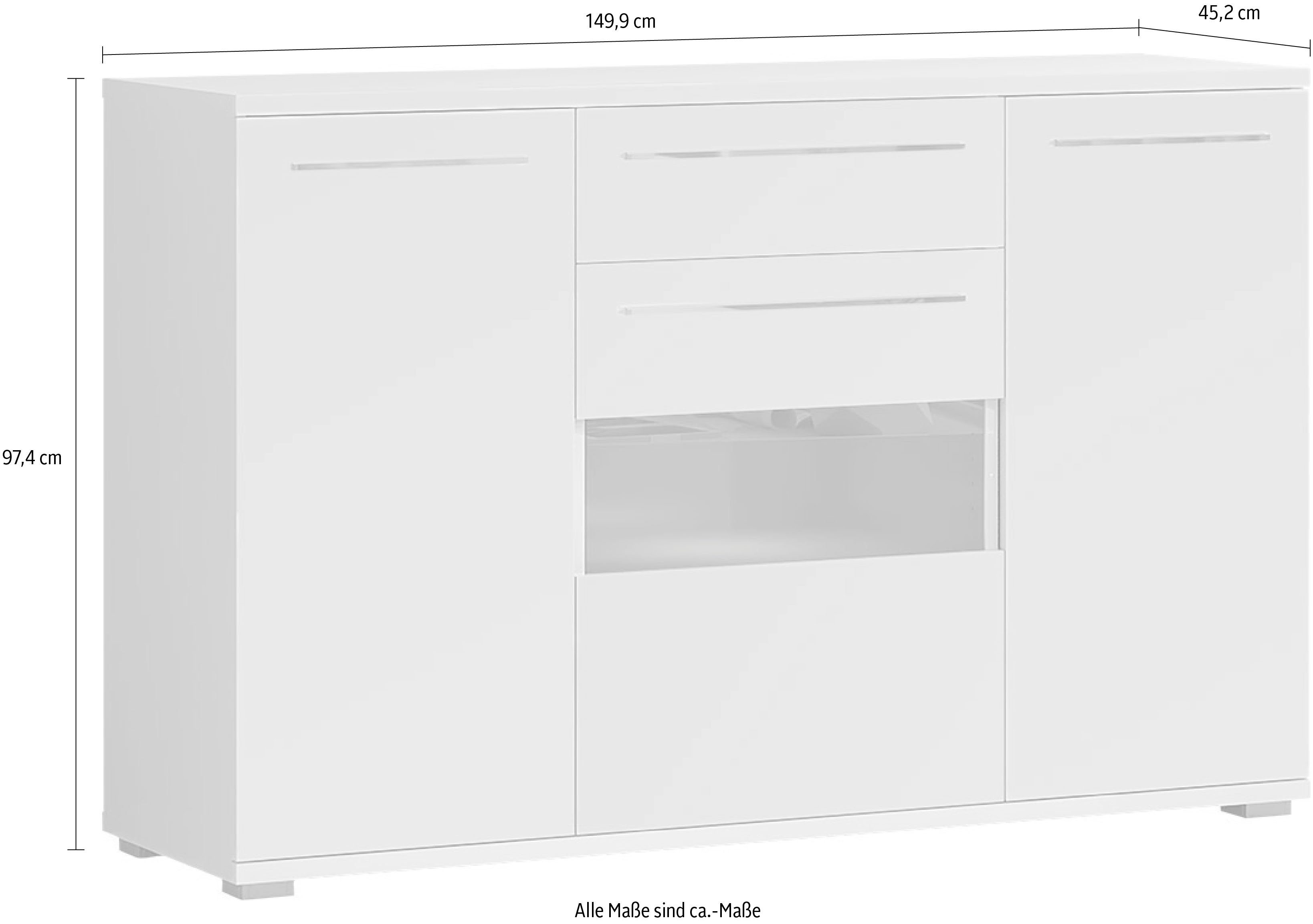 Places of Style Kast Piano UV-gecoat, soft close-functie