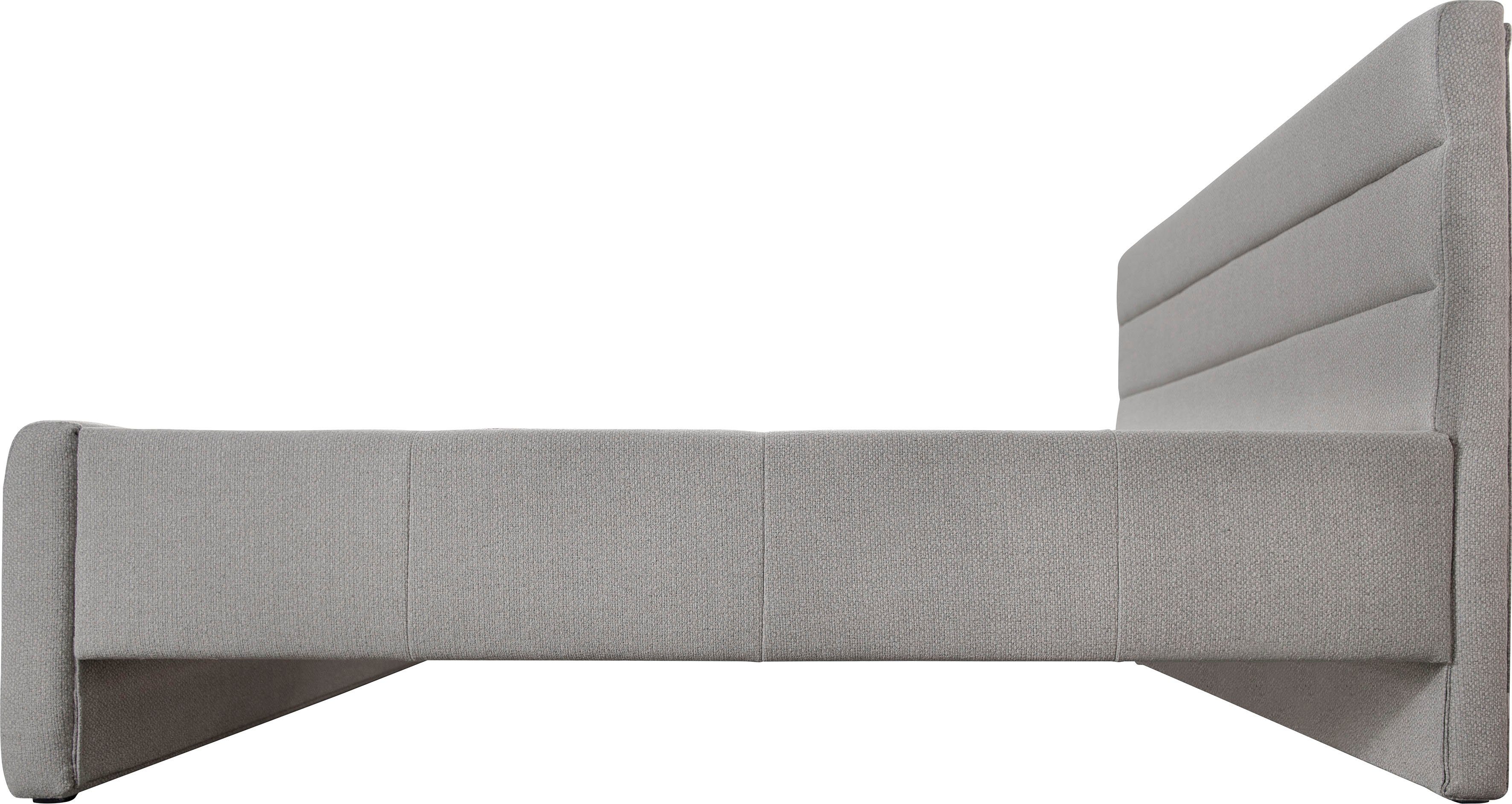 OTTO products Gestoffeerd bed Merrit Dwarsnaad in het hoofd- en voetbord, in 5 breedten, ook in 220 cm lang