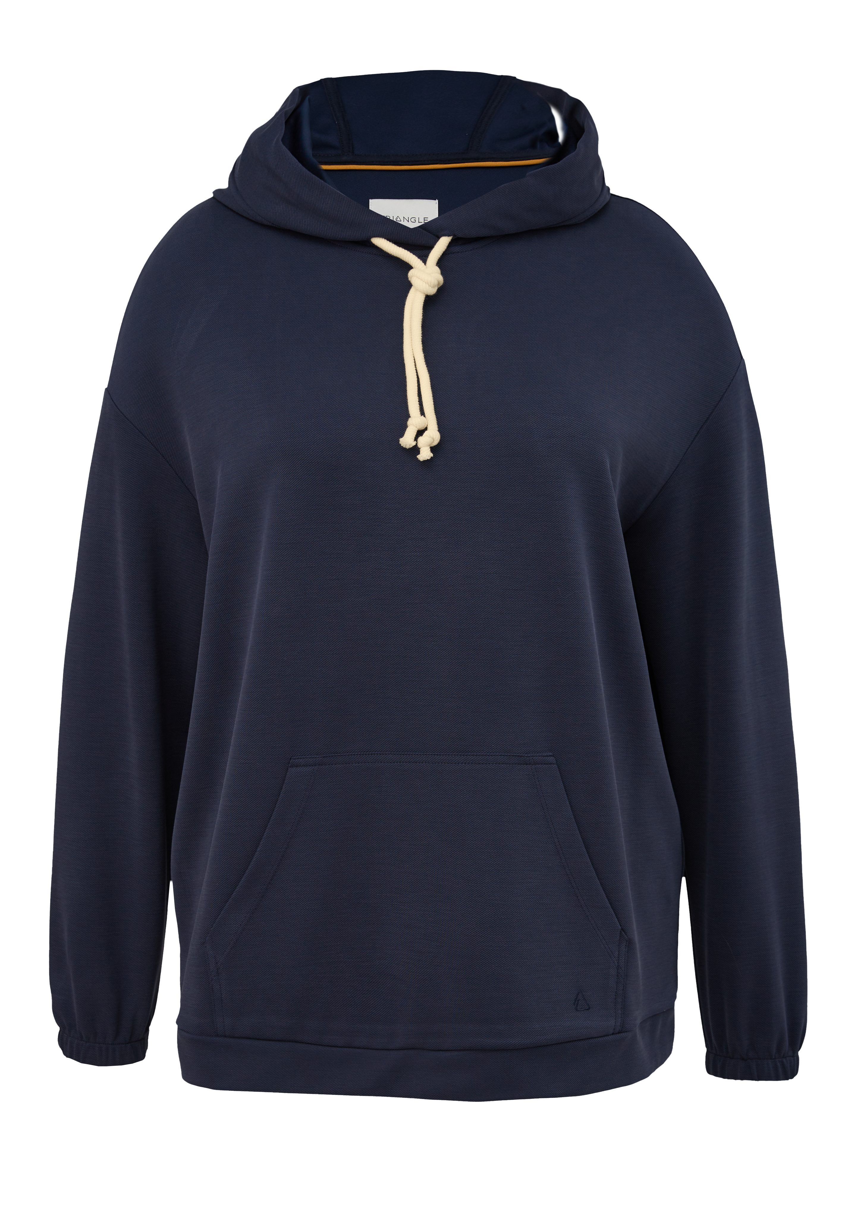 TRIANGLE Hoodie met een rijgkoord bij de capuchon