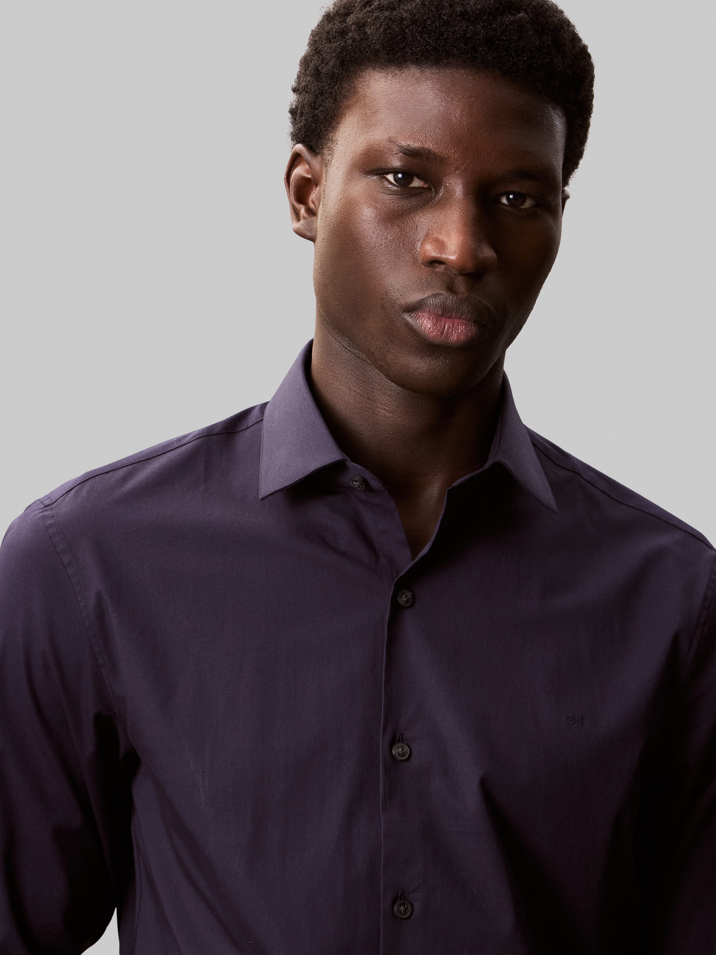Calvin Klein Businessoverhemd SLIM ESNTL POPLIN NOS STR SLD