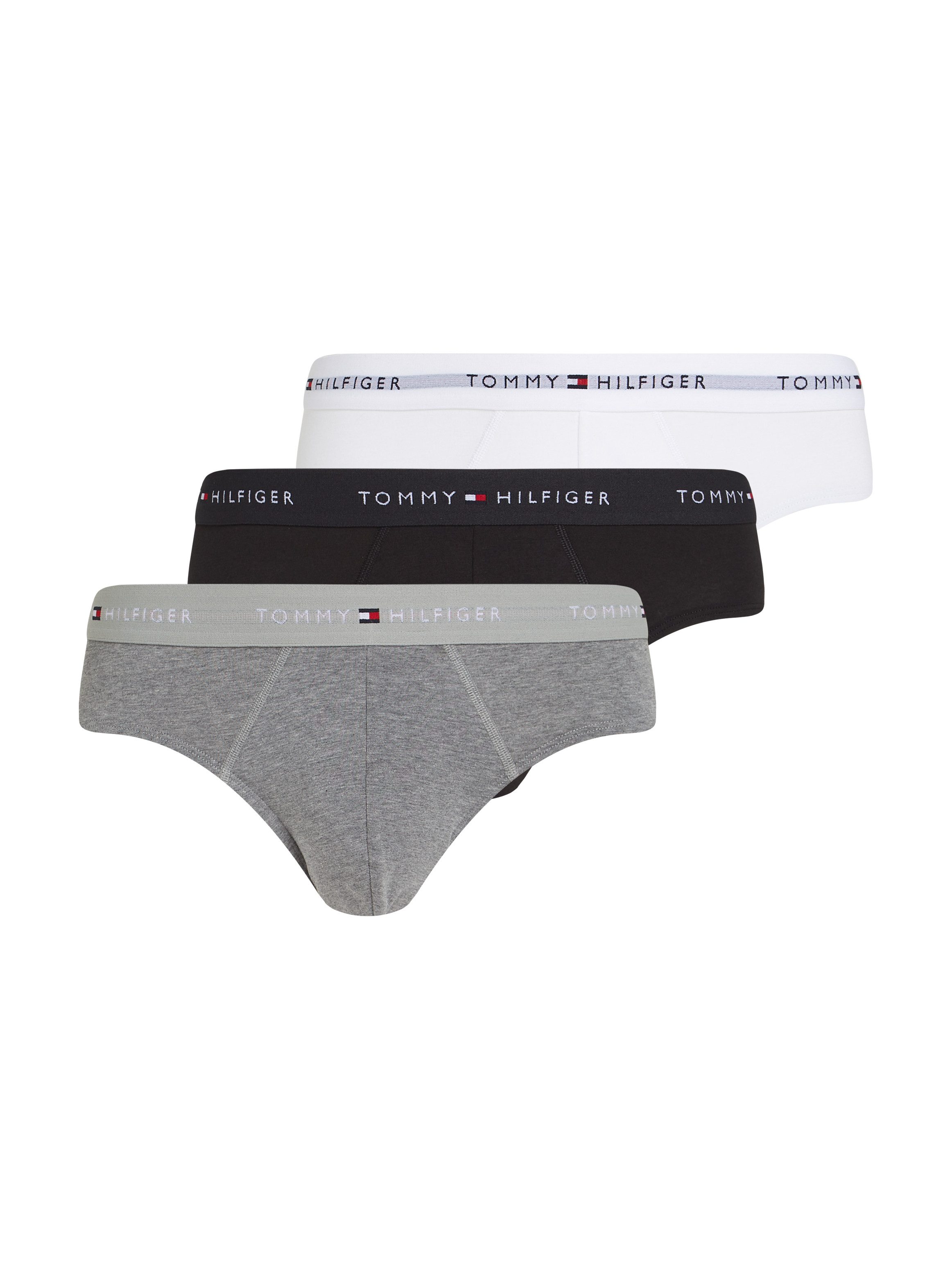 Tommy Hilfiger Underwear Slip 3P BRIEF DTM met elastische logo-band (3 stuks)