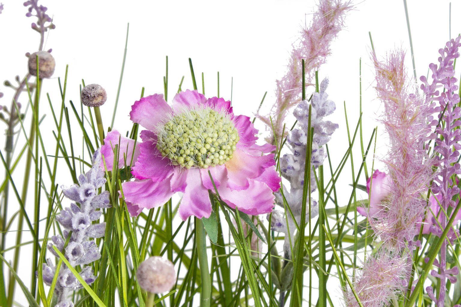 Botanic-Haus Kunstbloem Veldbloemen in een kunststof pot (1 stuk)