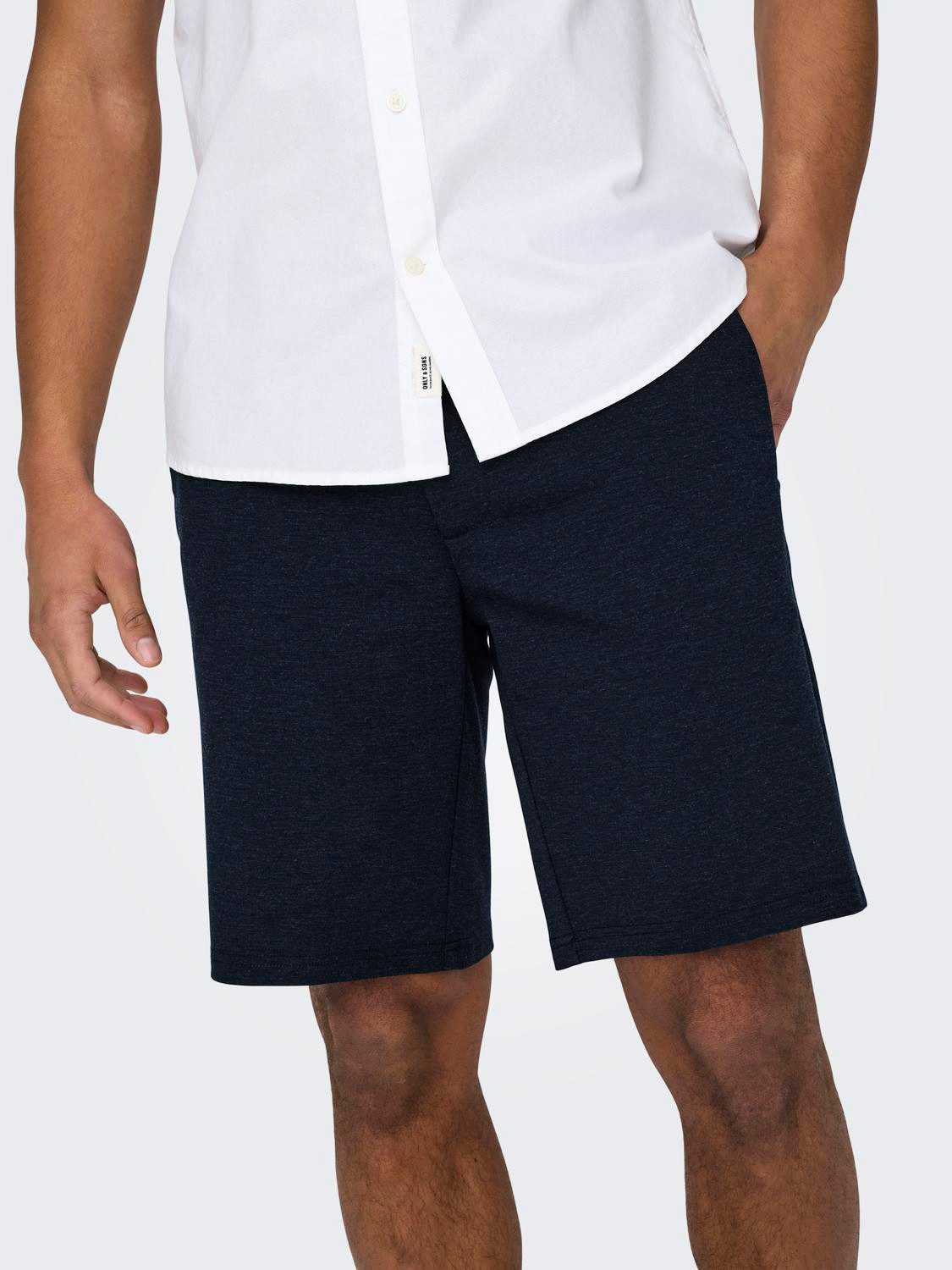 only  sons chino-short blauw