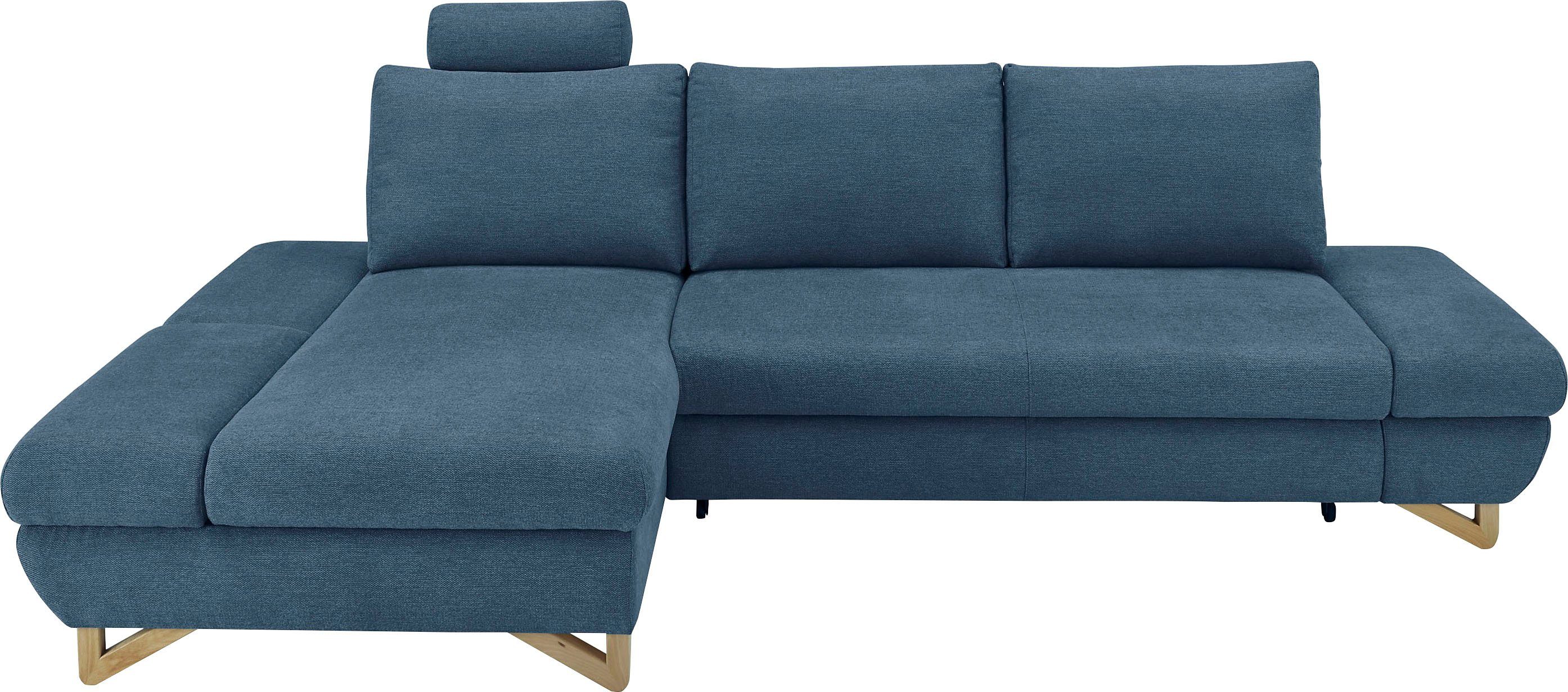 INOSIGN Slaapbank City/Giron comfortabele slaapbank (ligoppervlak 245 x 138 cm) en bedlade
