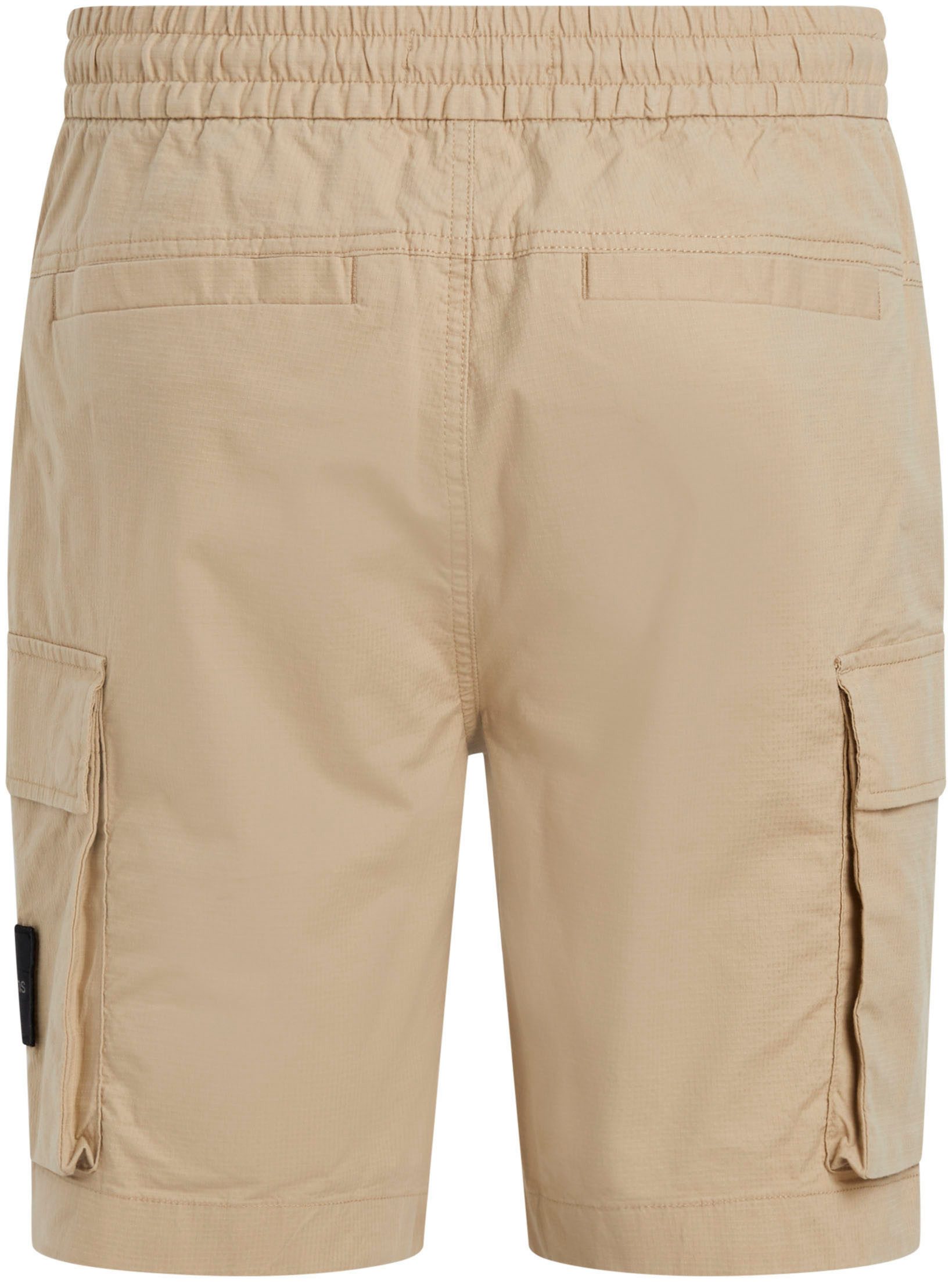 Calvin Klein Cargoshort CARGO SHORT met logopatch