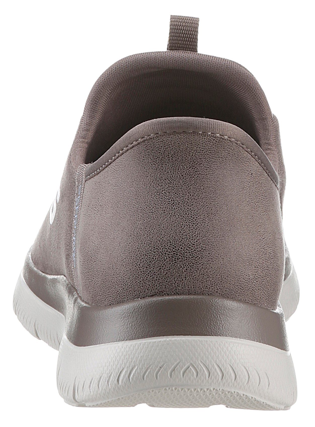 Skechers Slip-on sneakers Summits Slipper, vrijetijdsschoen, lage schoen in vegan uitvoering