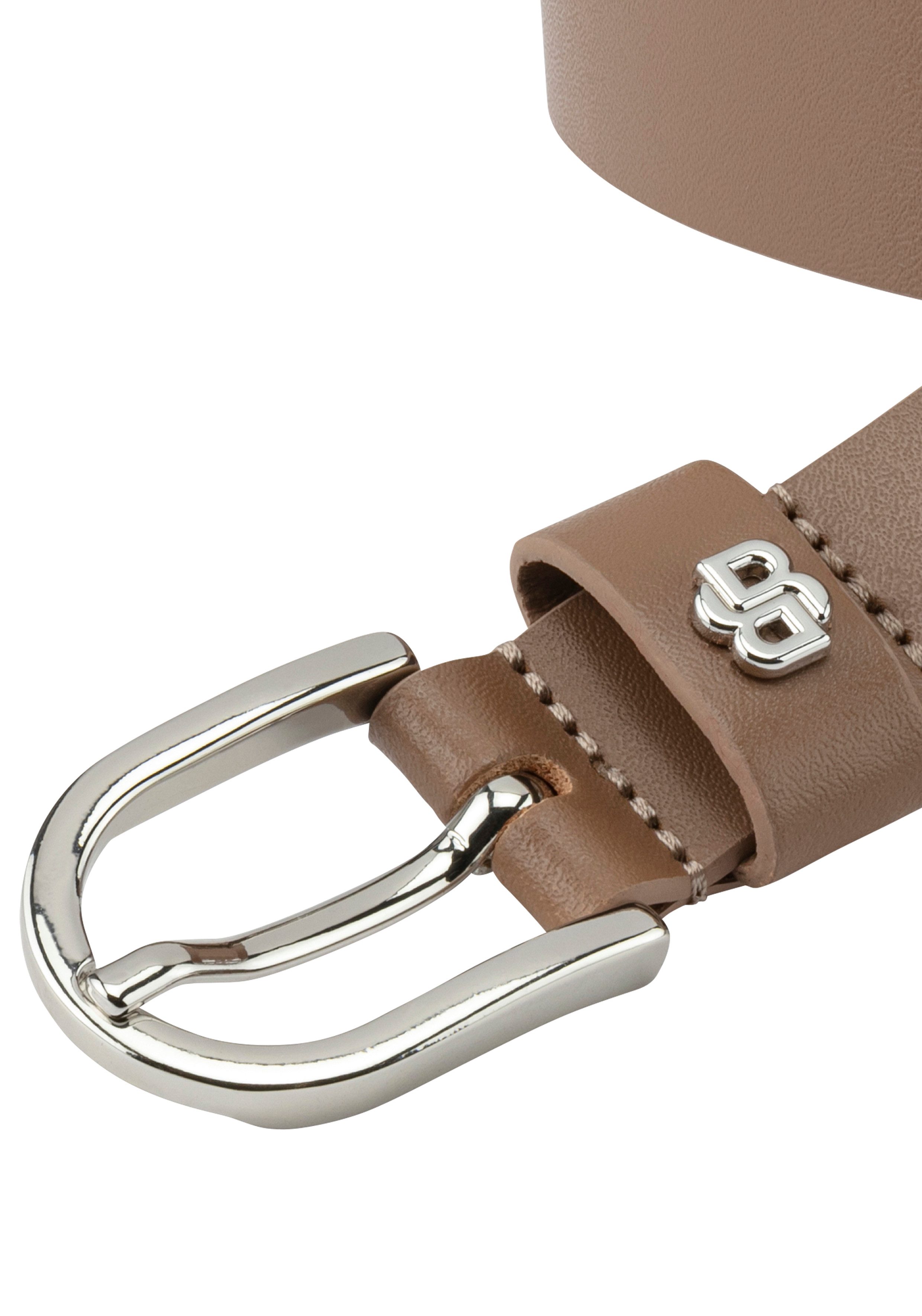 Boss Leren riem Scarlet-BB_Sz25 met boss-logo-pin
