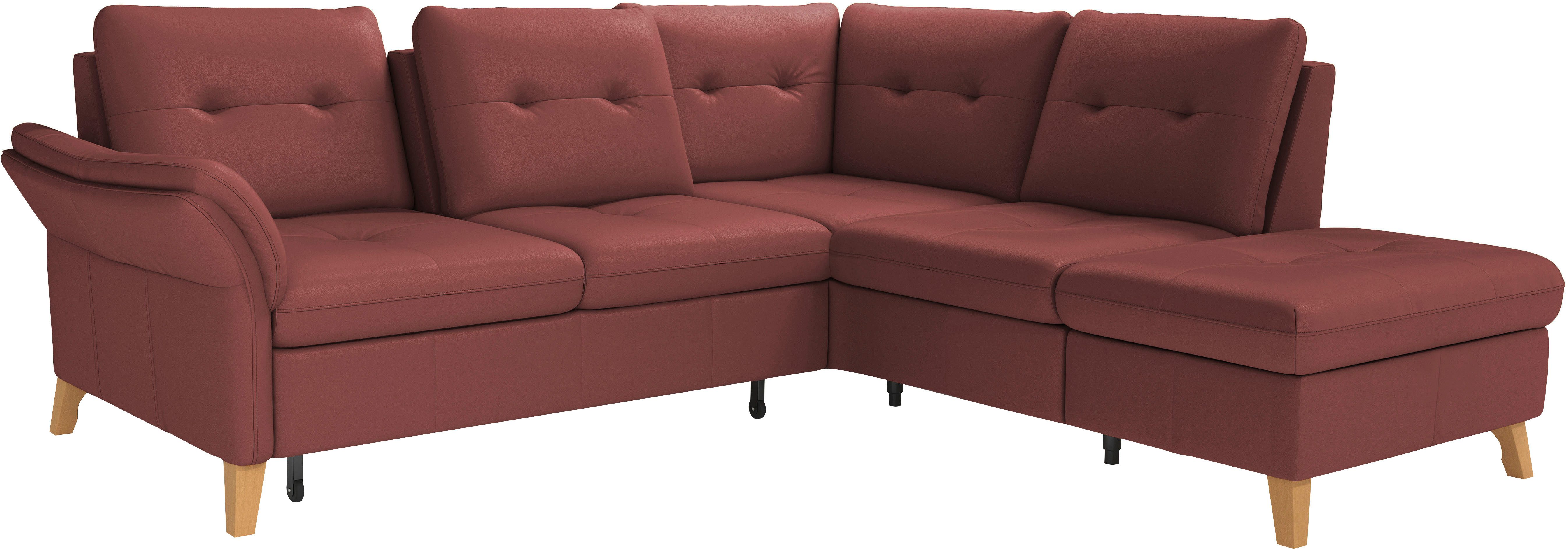 sit&more Hoekbank Göteborg inclusief zitdiepteverstelling, optioneel met bedfunctie & bedlade