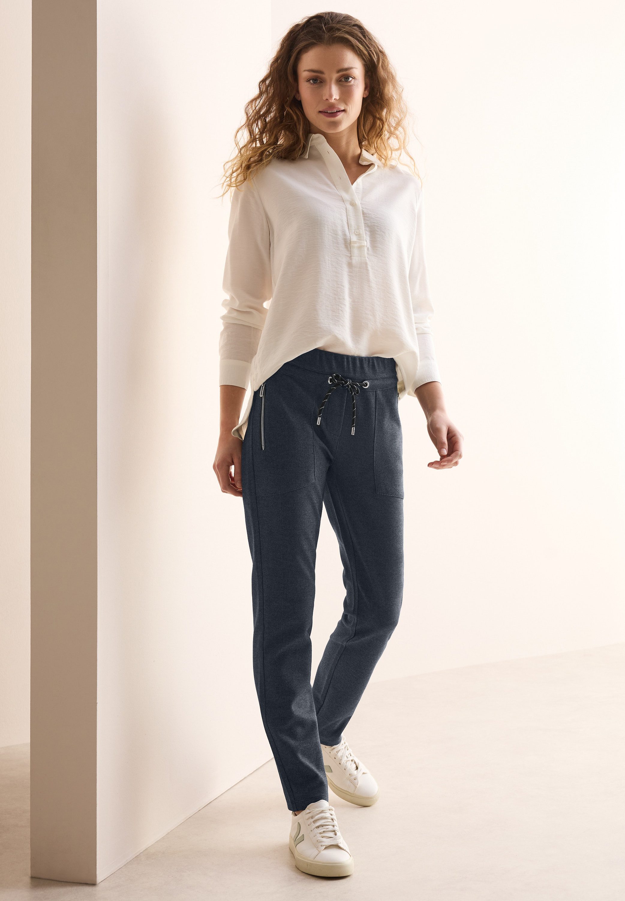 Cecil Stoffen broek Stijl Tracey met elastische taille